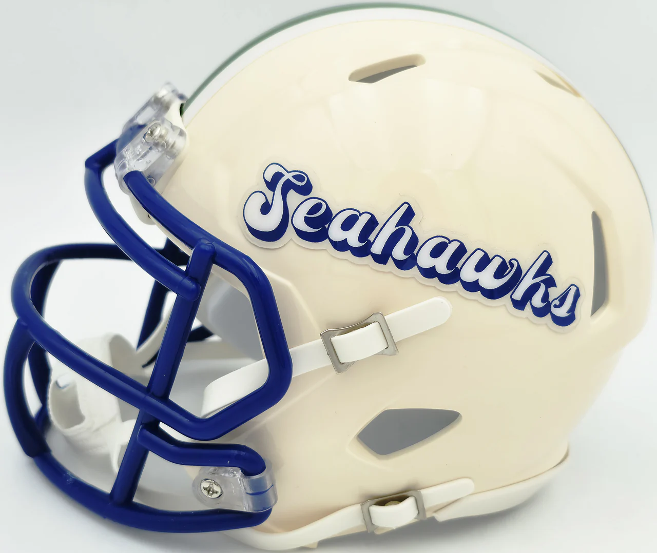 Earl Thomas III Autographed Seattle Seahawks Cream Retro Speed Mini Helmet Beckett BAS Witness Stock #262452 - Image 5