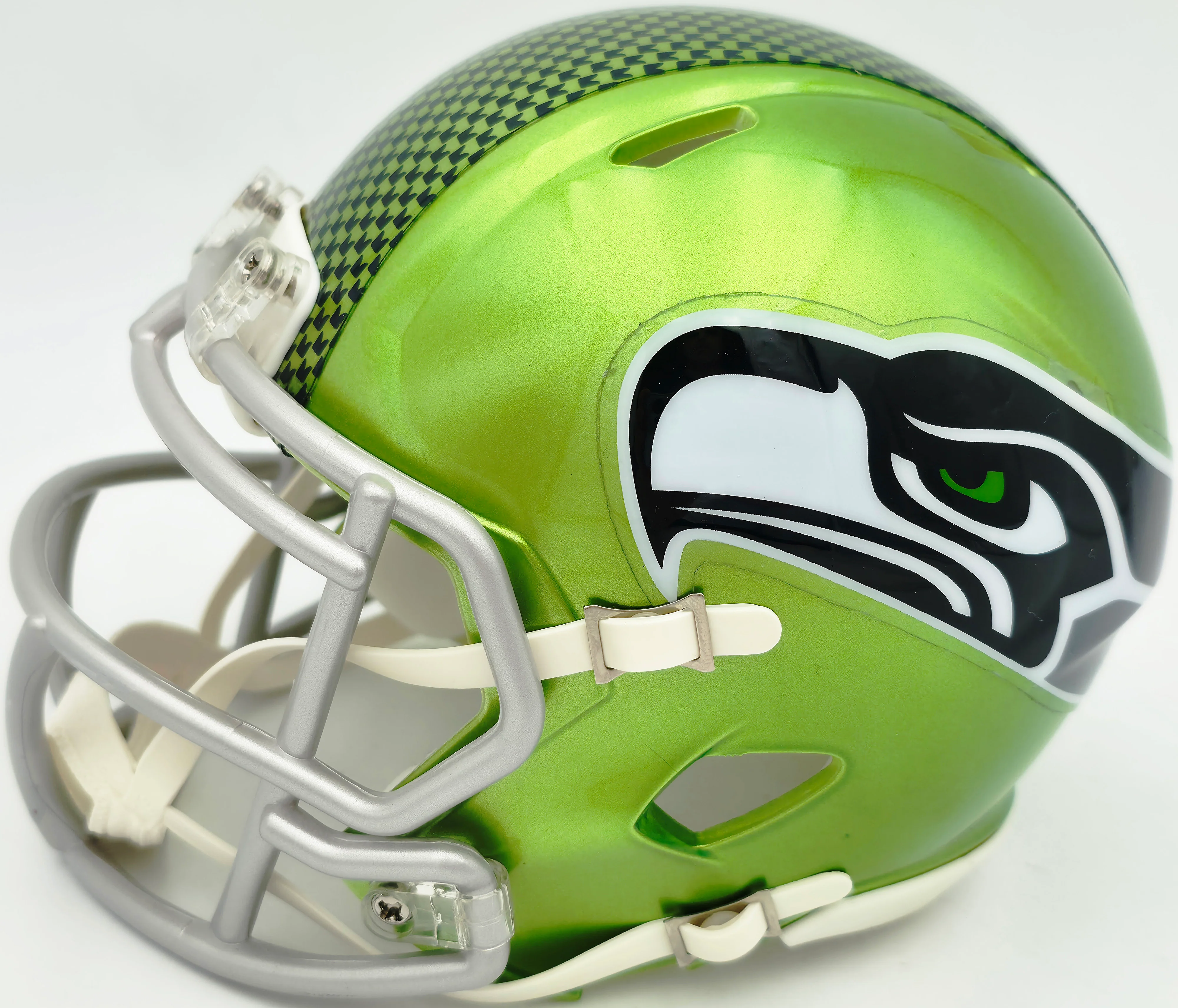Earl Thomas III Autographed Seattle Seahawks Flash Green Speed Mini Helmet Beckett BAS Witness Stock #262448 - Image 4