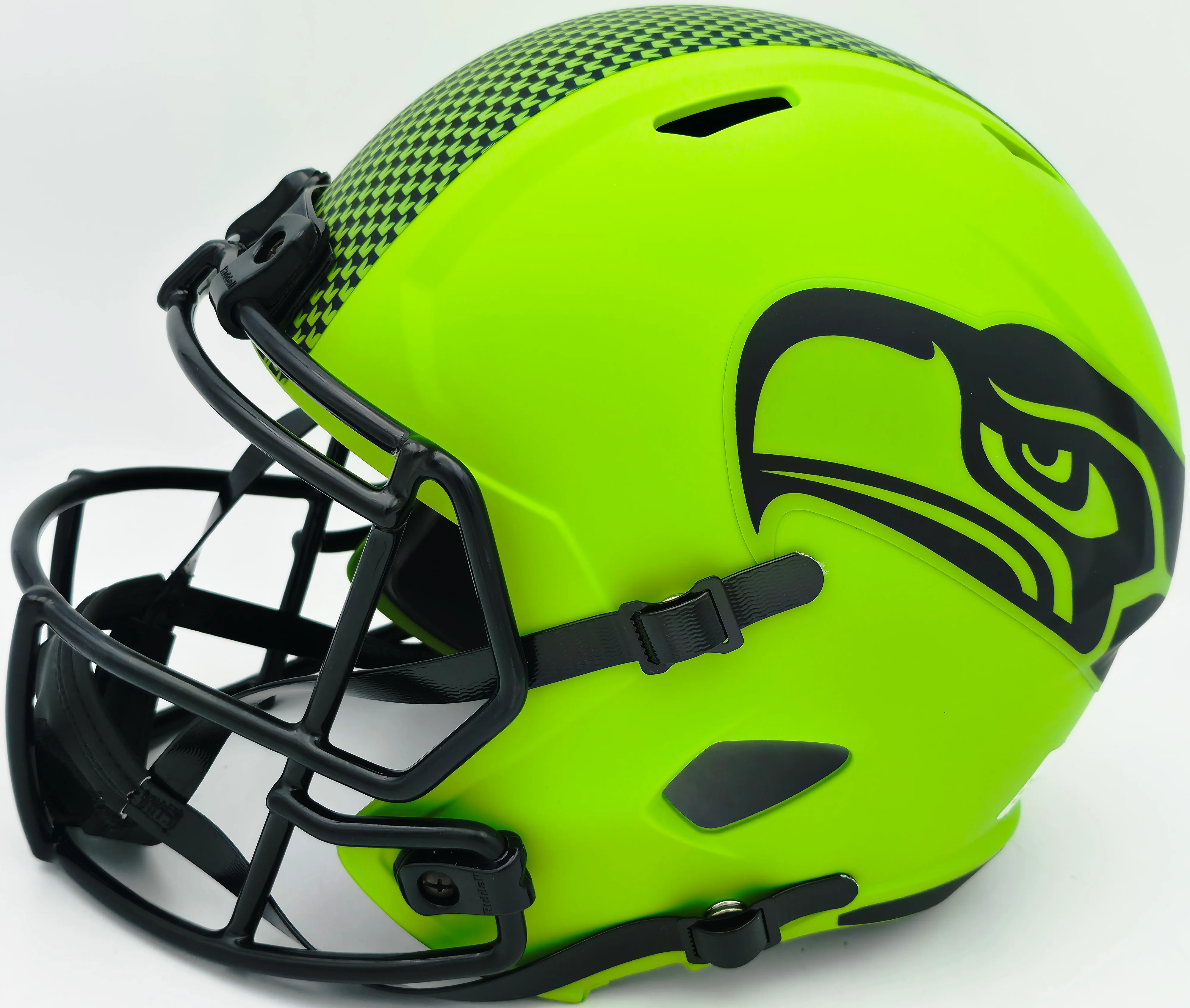 Earl Thomas III Autographed Seattle Seahawks Rave Green Full Size Replica Speed Helmet "Legion of Boom" Beckett BAS Witness Stock #262440 - Image 5