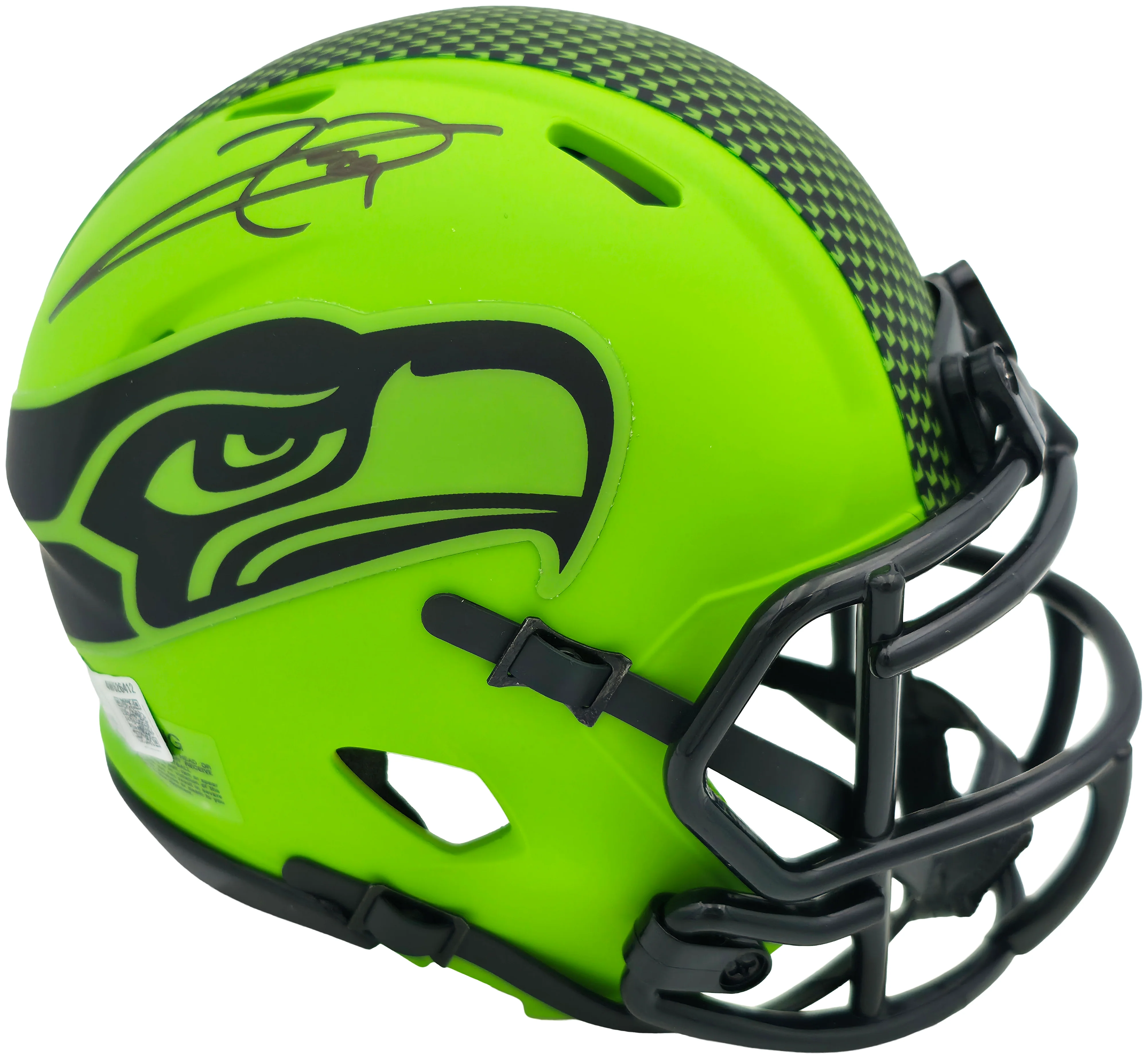 Earl Thomas III Autographed Seattle Seahawks Rave Green Speed Mini Helmet Beckett BAS Witness Stock #262451