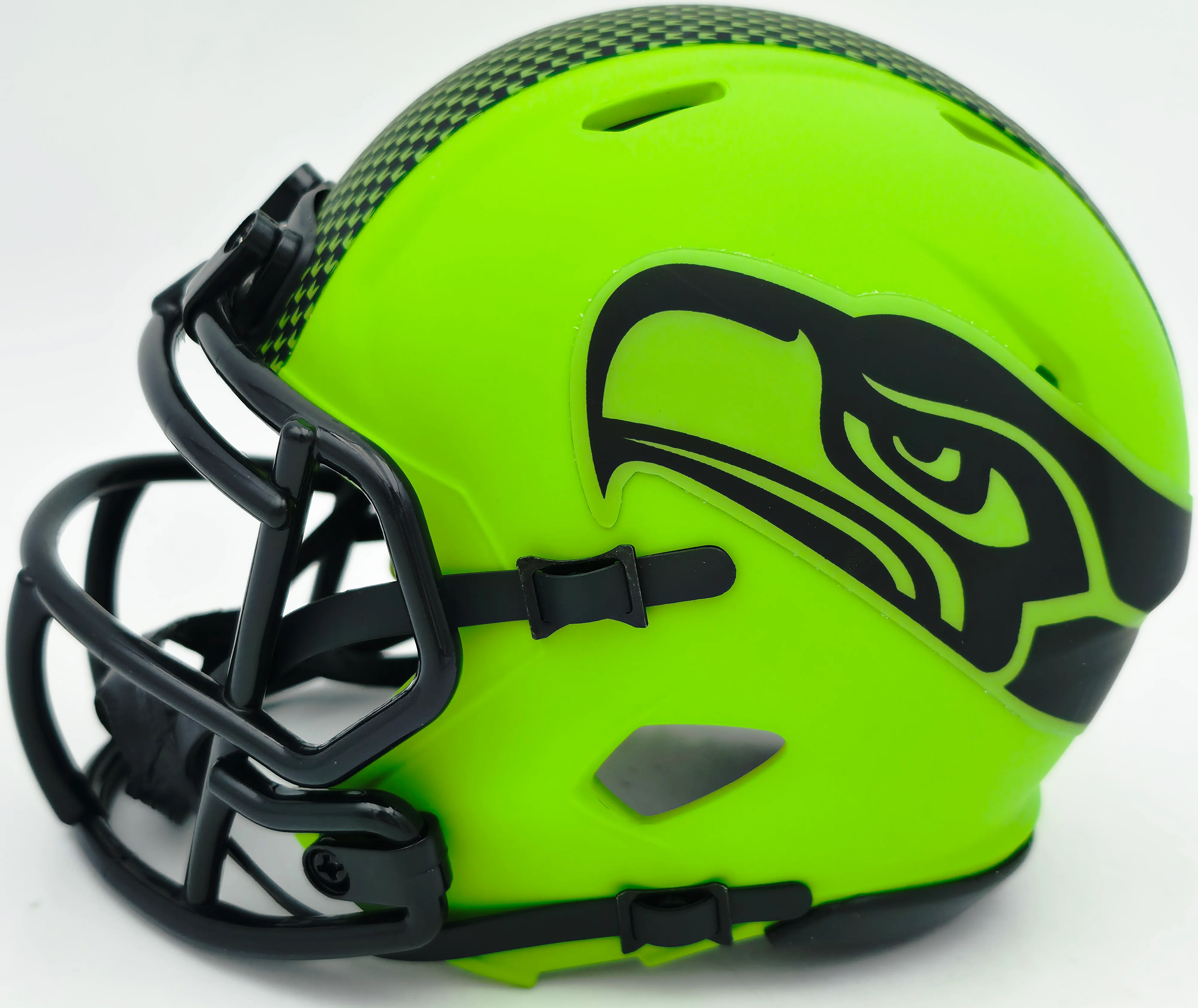 Earl Thomas III Autographed Seattle Seahawks Rave Green Speed Mini Helmet Beckett BAS Witness Stock #262451 - Image 5