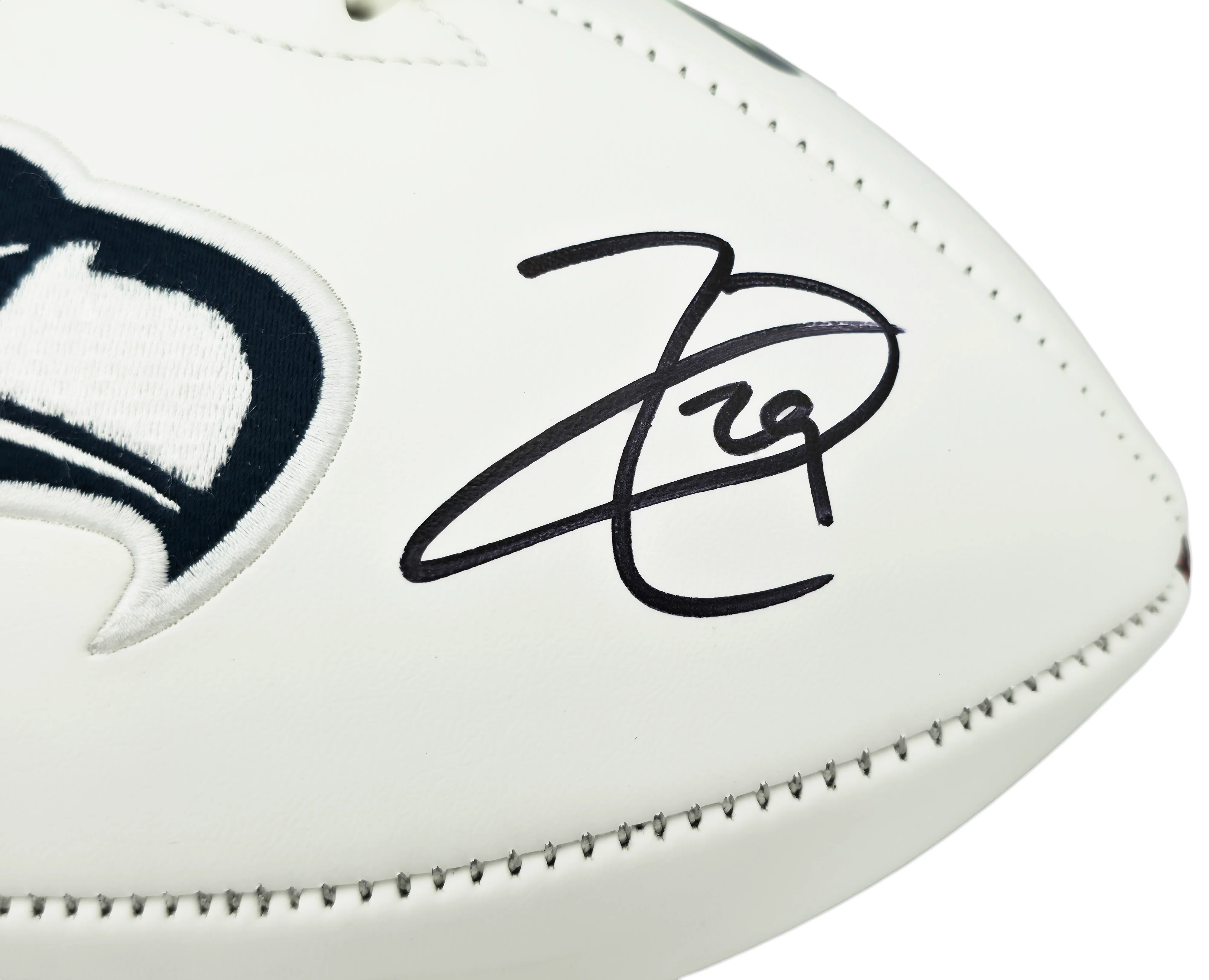 Earl Thomas III Autographed White Seattle Seahawks Super Bowl XLVIII Logo Football Beckett BAS Witness Stock #262447 - Image 3
