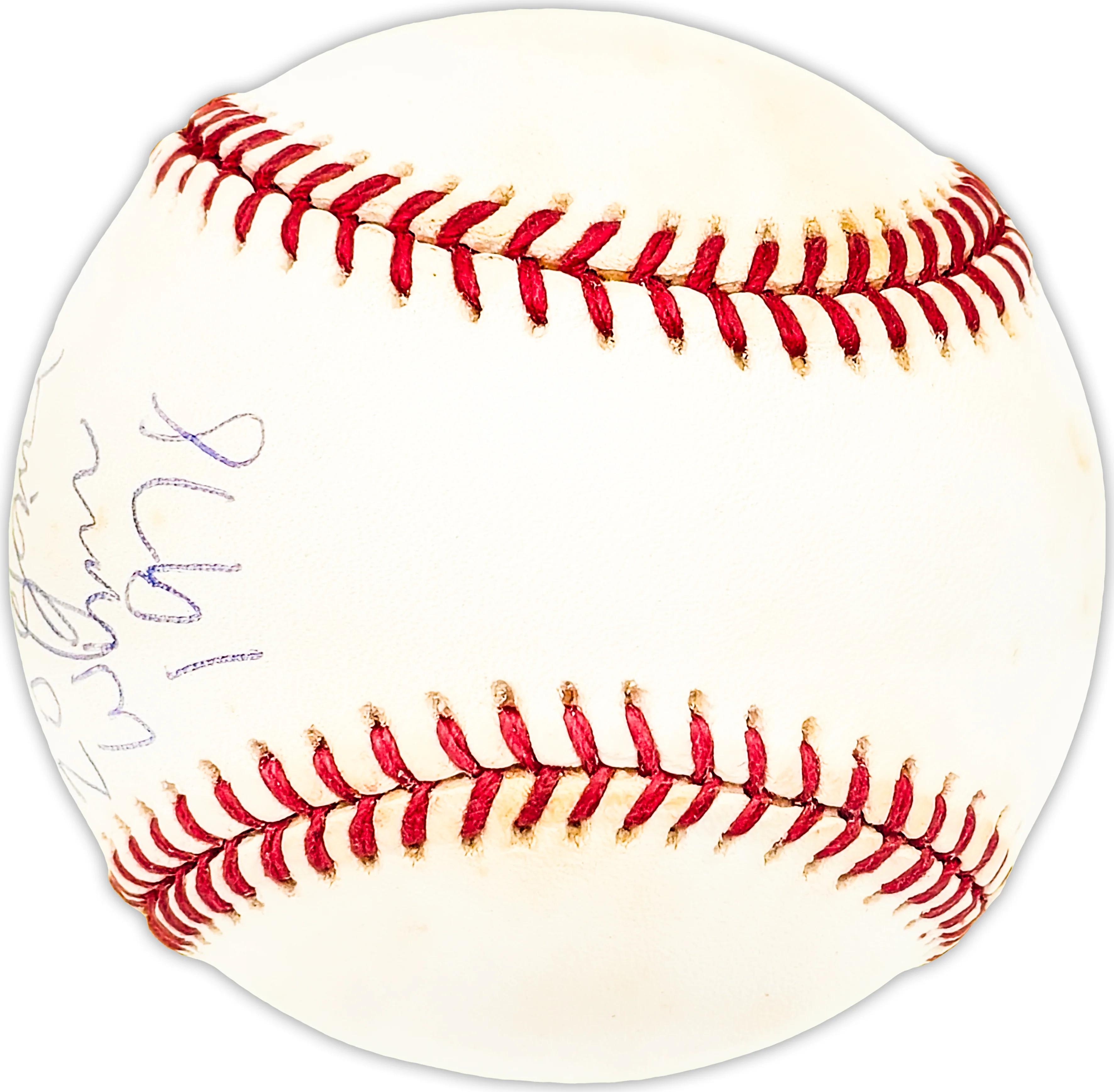 Ed Figueroa Autographed Official 1978 World Series Logo MLB Baseball New York Yankees "#31 20 Game Winner 1978" Beckett BAS QR #BM25616 - Image 3