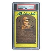 Eddie Mathews Signed 4x6 Milwaukee Braves HOF Plaque Card PSA/DNA 85025794 - Image 3