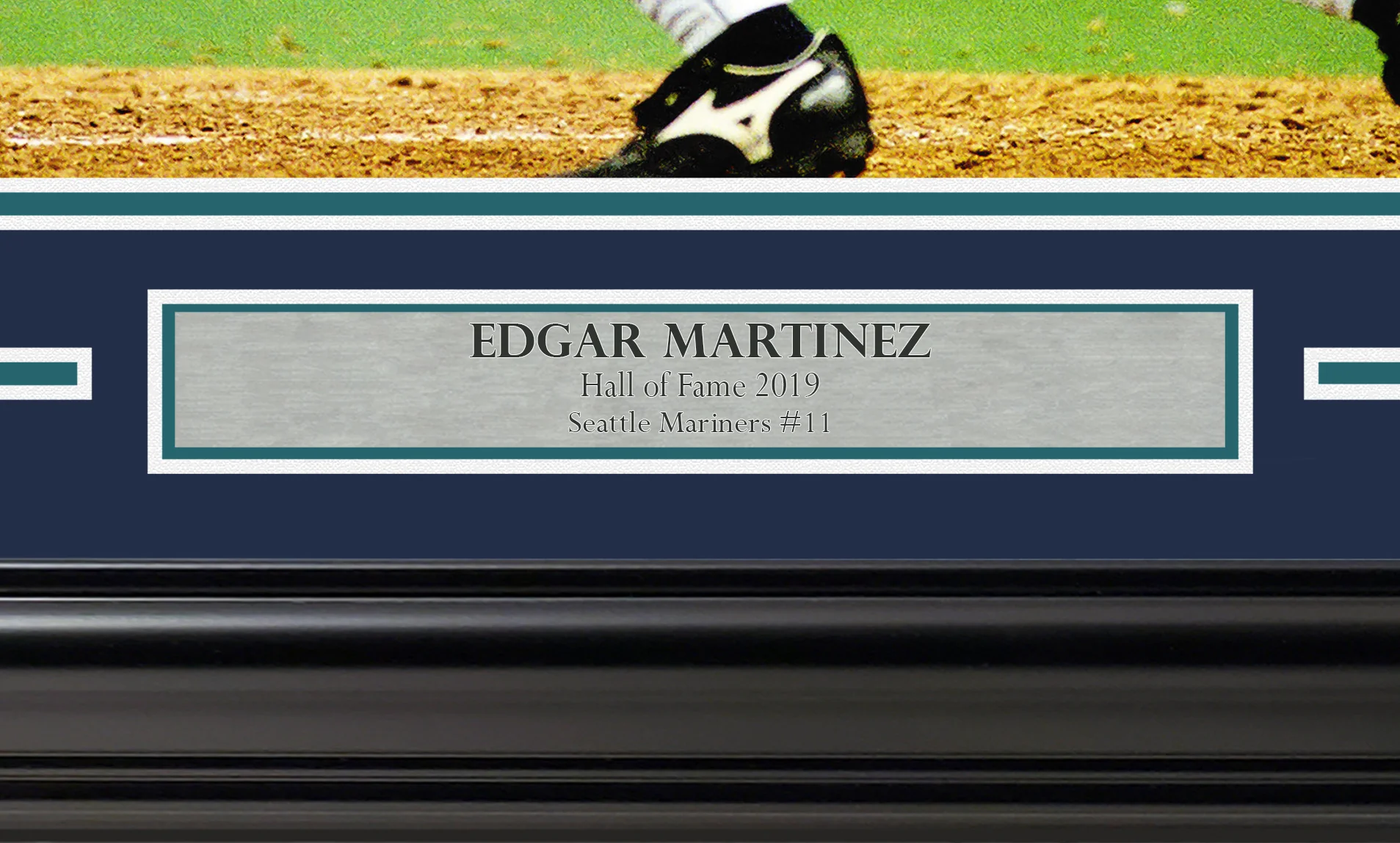 Edgar Martinez Autographed Framed 16x20 Photo Seattle Mariners The Double Beckett BAS Witness Stock #254238 - Image 5
