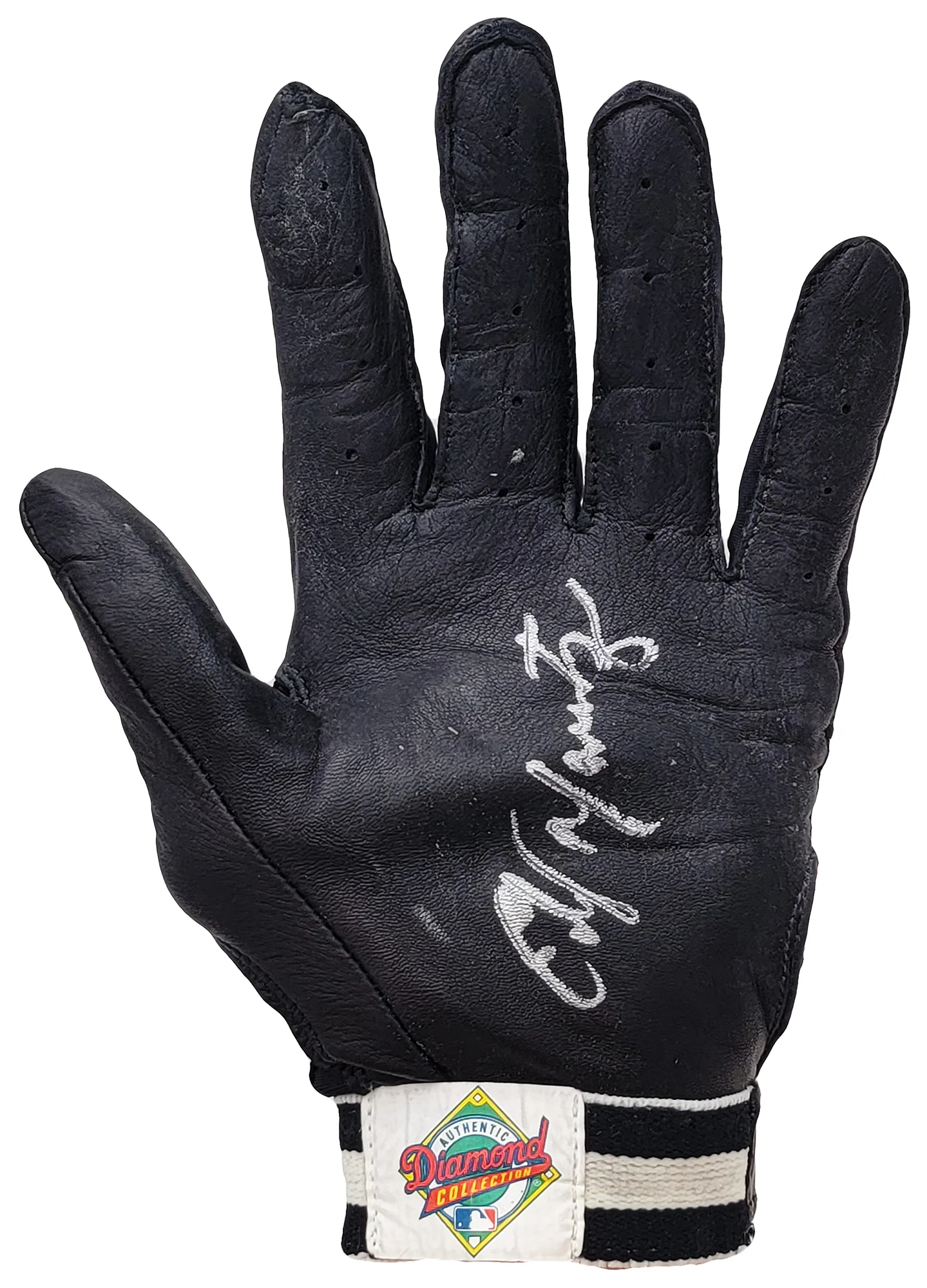 Edgar Martinez Autographed Franklin Diamond Collection Game Used Black Batting Gloves Seattle Mariners With Signed Certificate Stock #211909 - Image 2