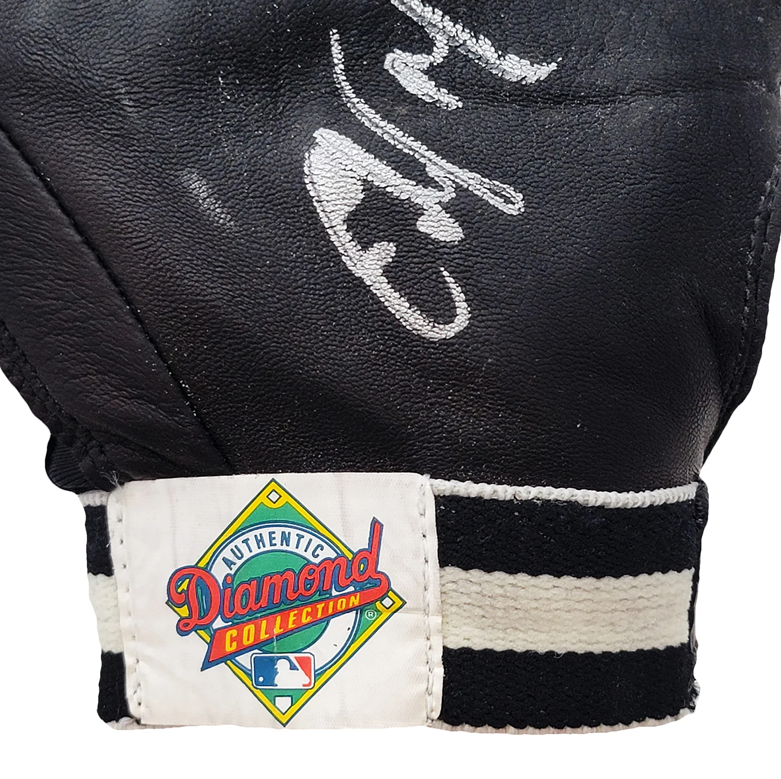 Edgar Martinez Autographed Franklin Diamond Collection Game Used Black Batting Gloves Seattle Mariners With Signed Certificate Stock #211909 - Image 4
