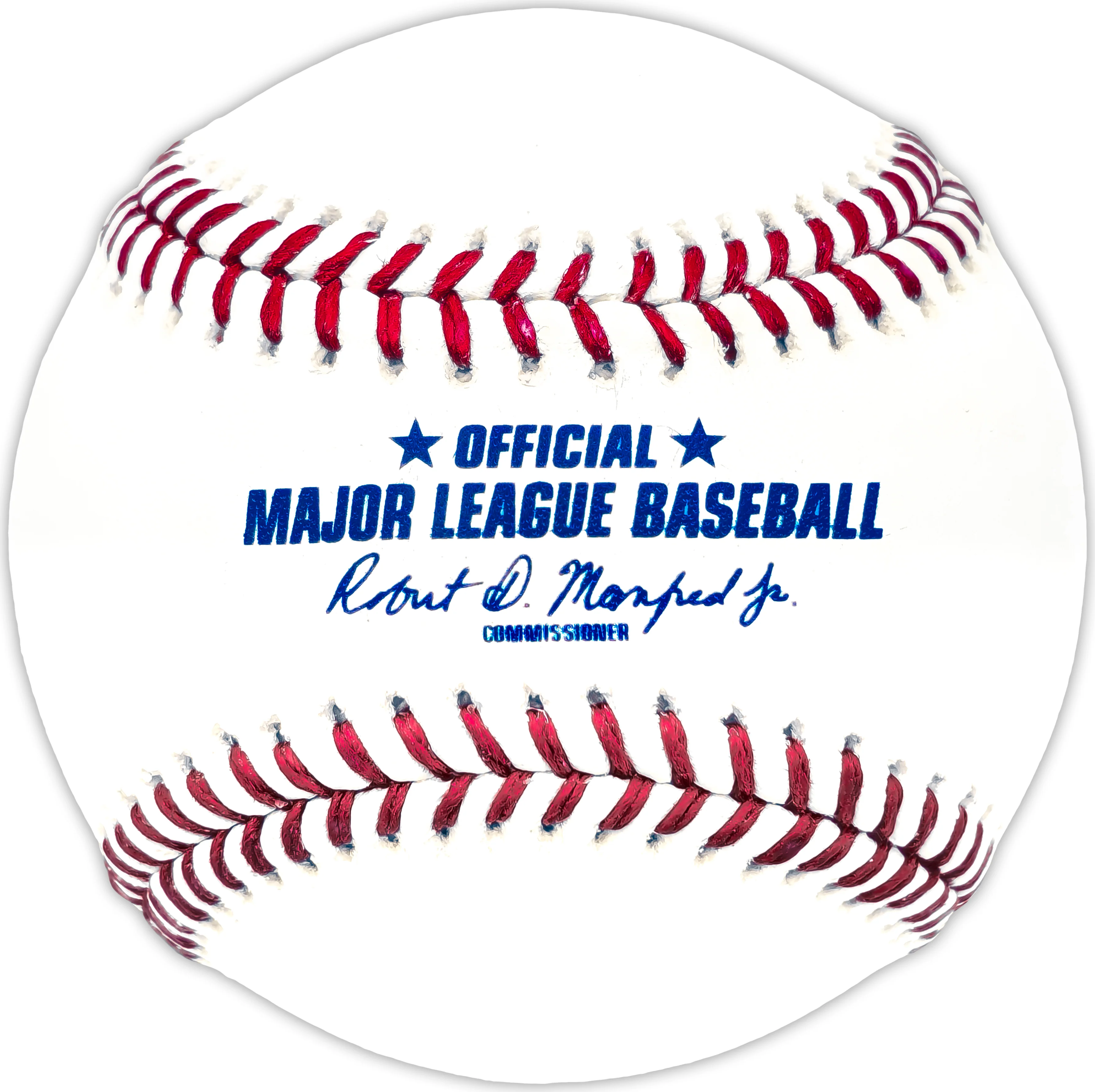 Edgar Martinez Autographed Official Hall of Fame HOF Logo Baseball Seattle Mariners Beckett BAS Witness Stock #230600 - Image 4