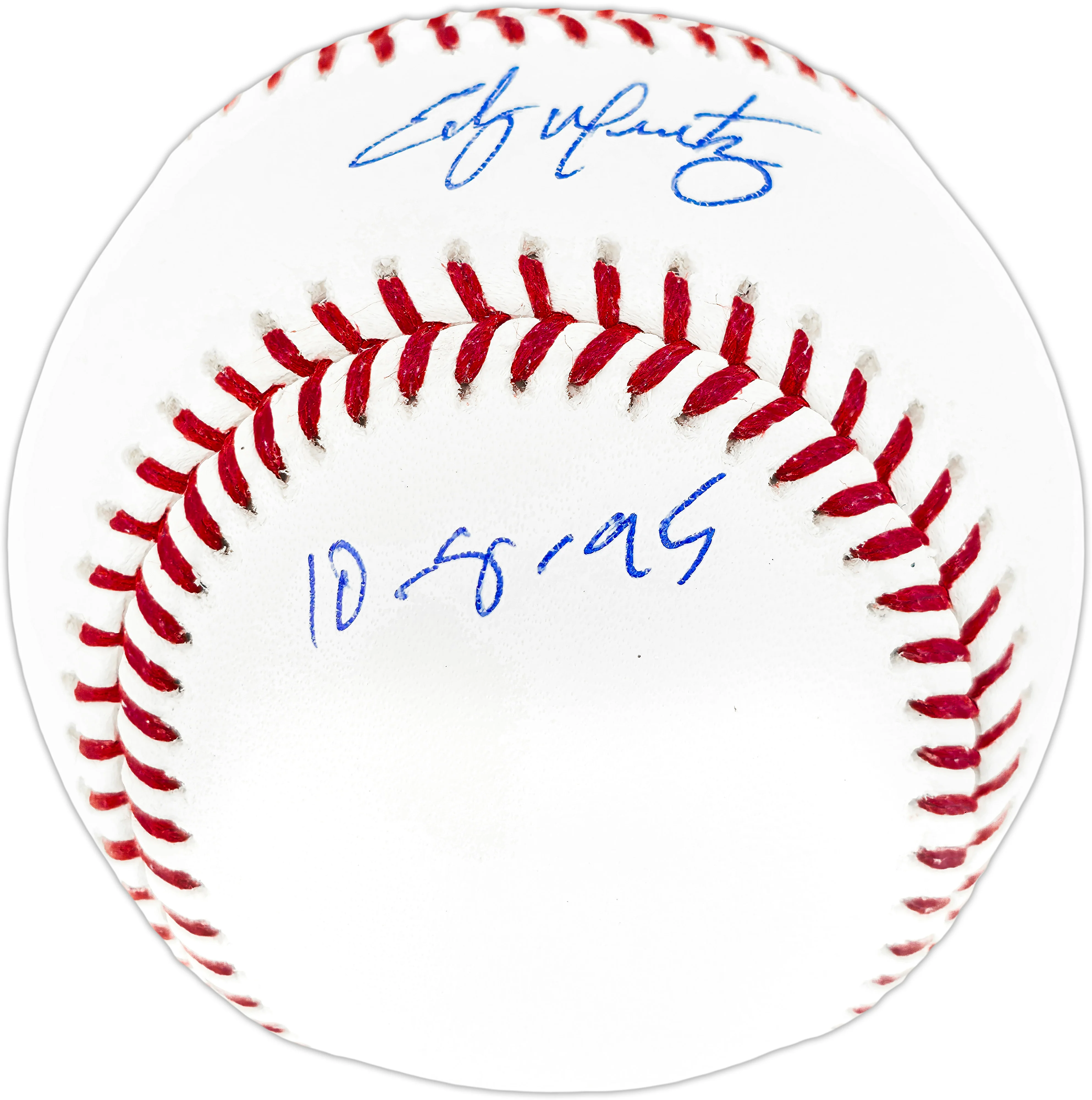 Edgar Martinez Autographed Official MLB Baseball Seattle Mariners "The Double 10-9-95" Beckett BAS Witness Stock #252424 - Image 4