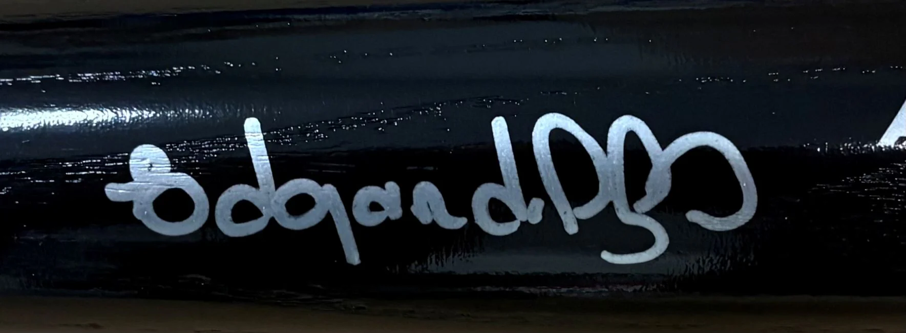 Edgardo Alfonzo New York Mets Signed Black Rawlings Pro Bat JSA QR - Image 2