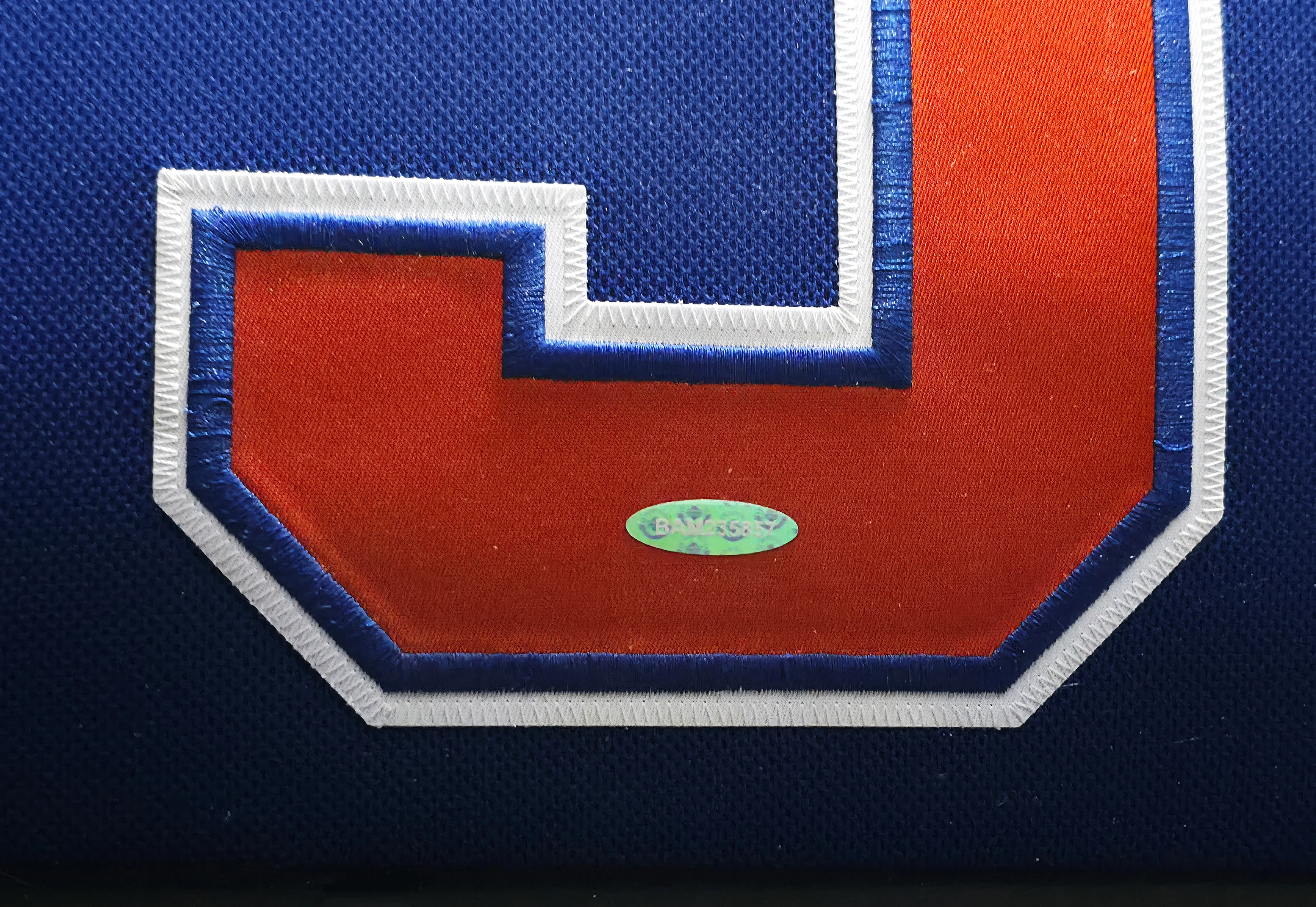 Edmonton Oilers Connor McDavid Autographed Framed Blue Authentic Adidas Jersey UDA Holo Stock #249482 - Image 5