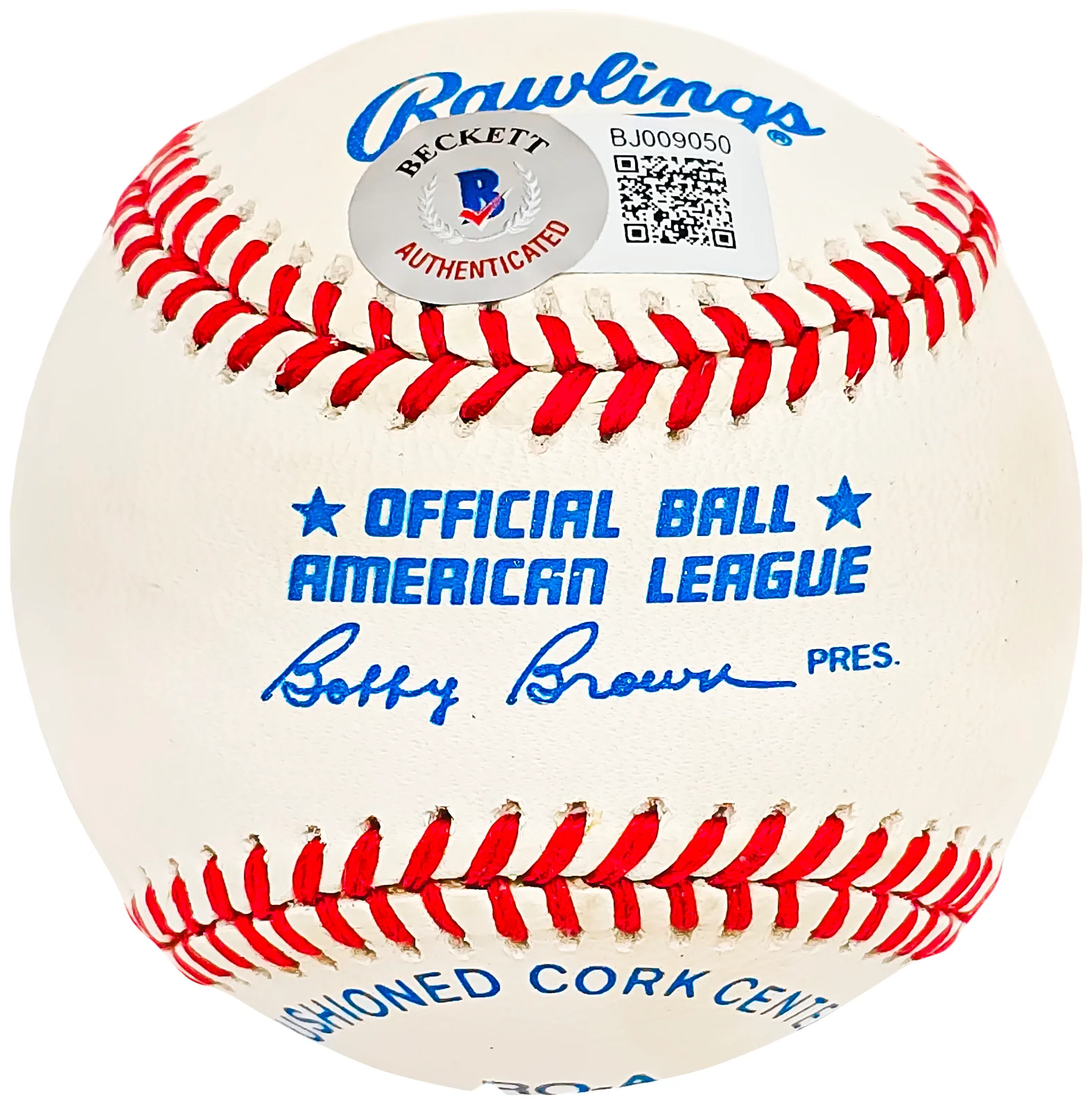 Edwin Nunez Autographed Official AL Baseball Seattle Mariners, Detroit Tigers Beckett BAS #BJ009050 - Image 2
