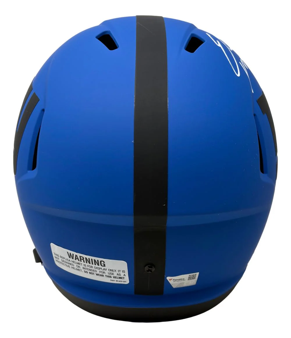 Eli Manning Signed New York Giants FS Rave Speed Replica Helmet Fanatics - Image 3