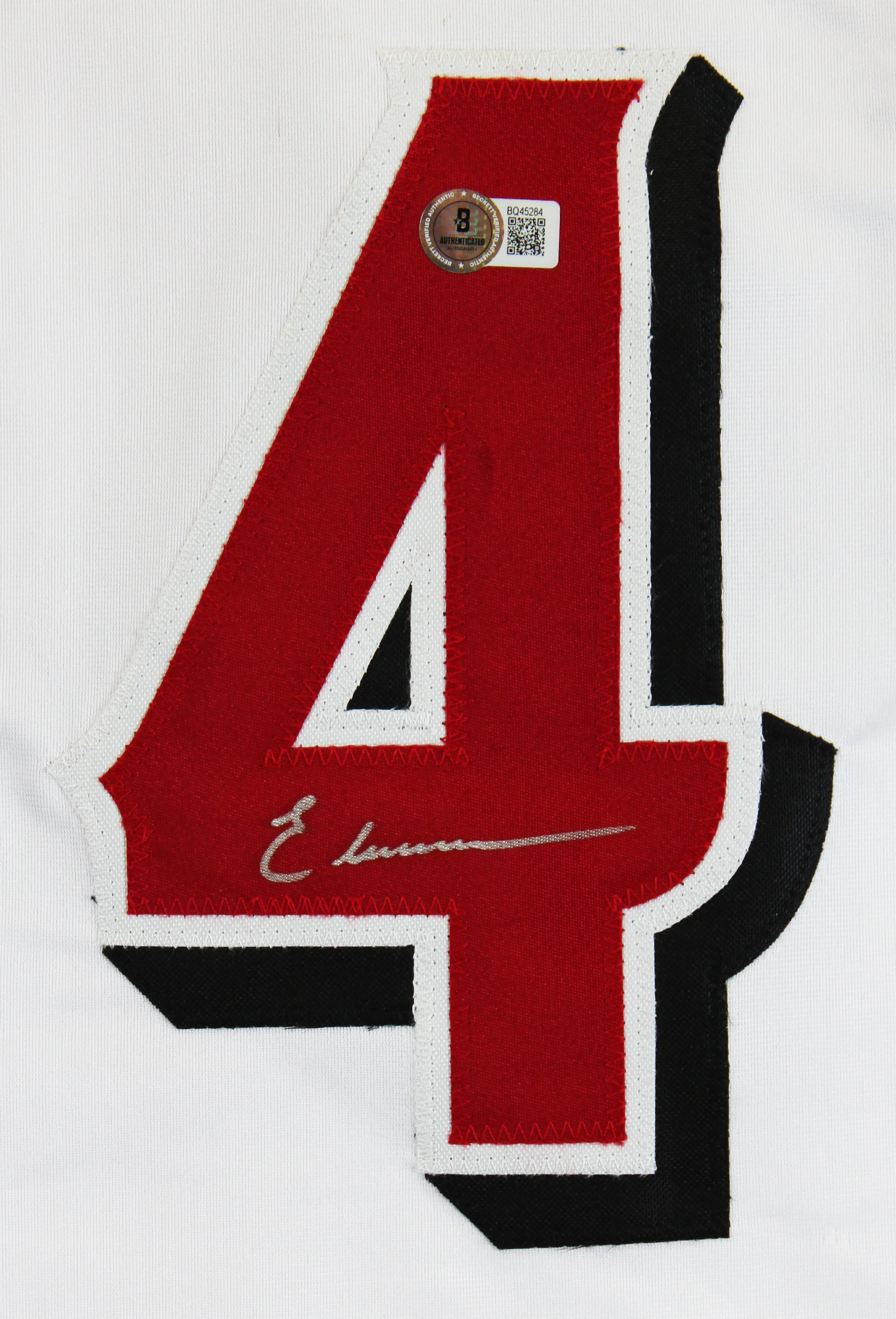 Elly De La Cruz Authentic Signed White Pro Style Jersey w/ Dropshadow BAS 2 - Image 3