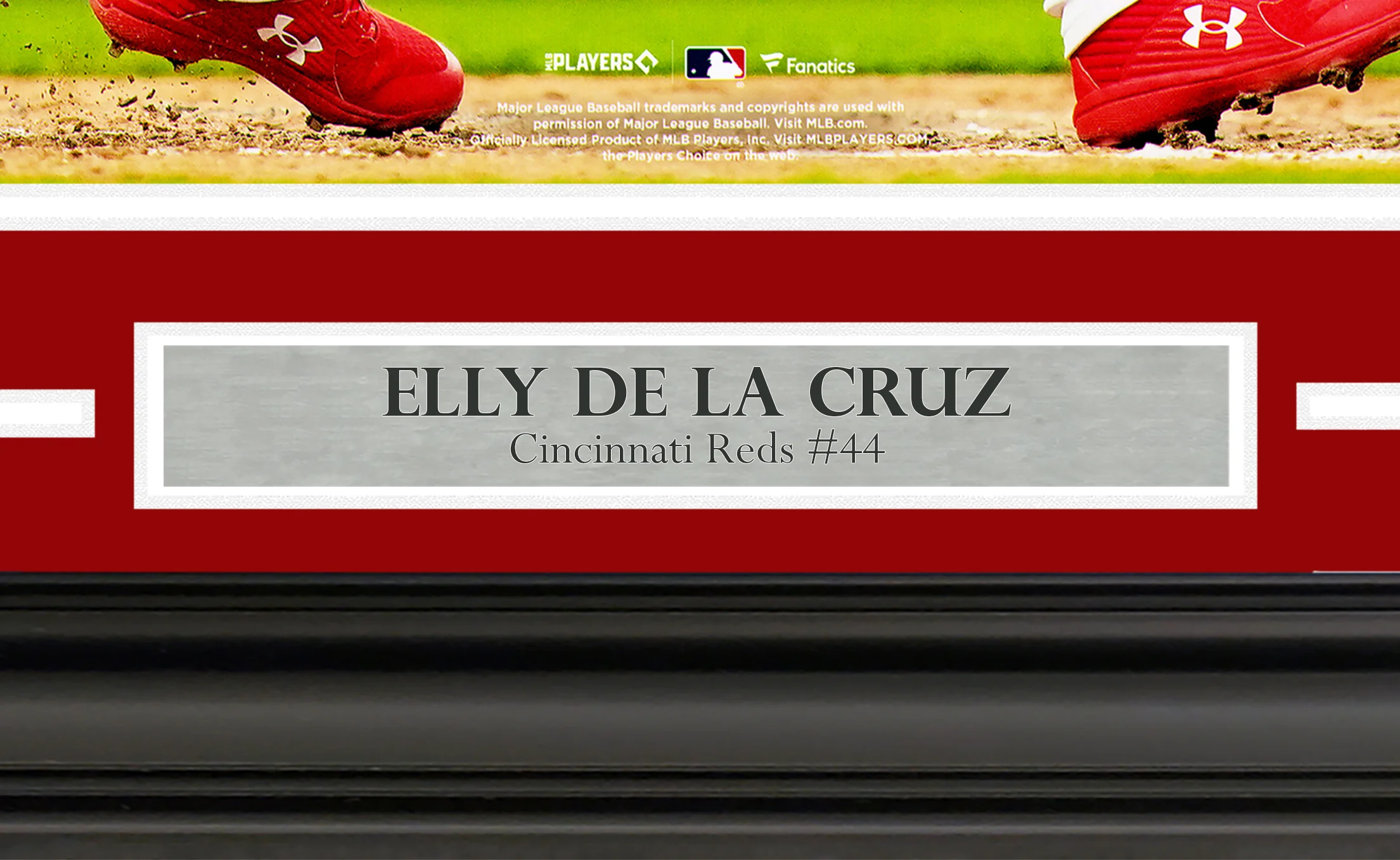 Elly De La Cruz Autographed Framed 16x20 Photo Cincinnati Reds HR Swing Beckett BAS Witness Stock #254239 - Image 5