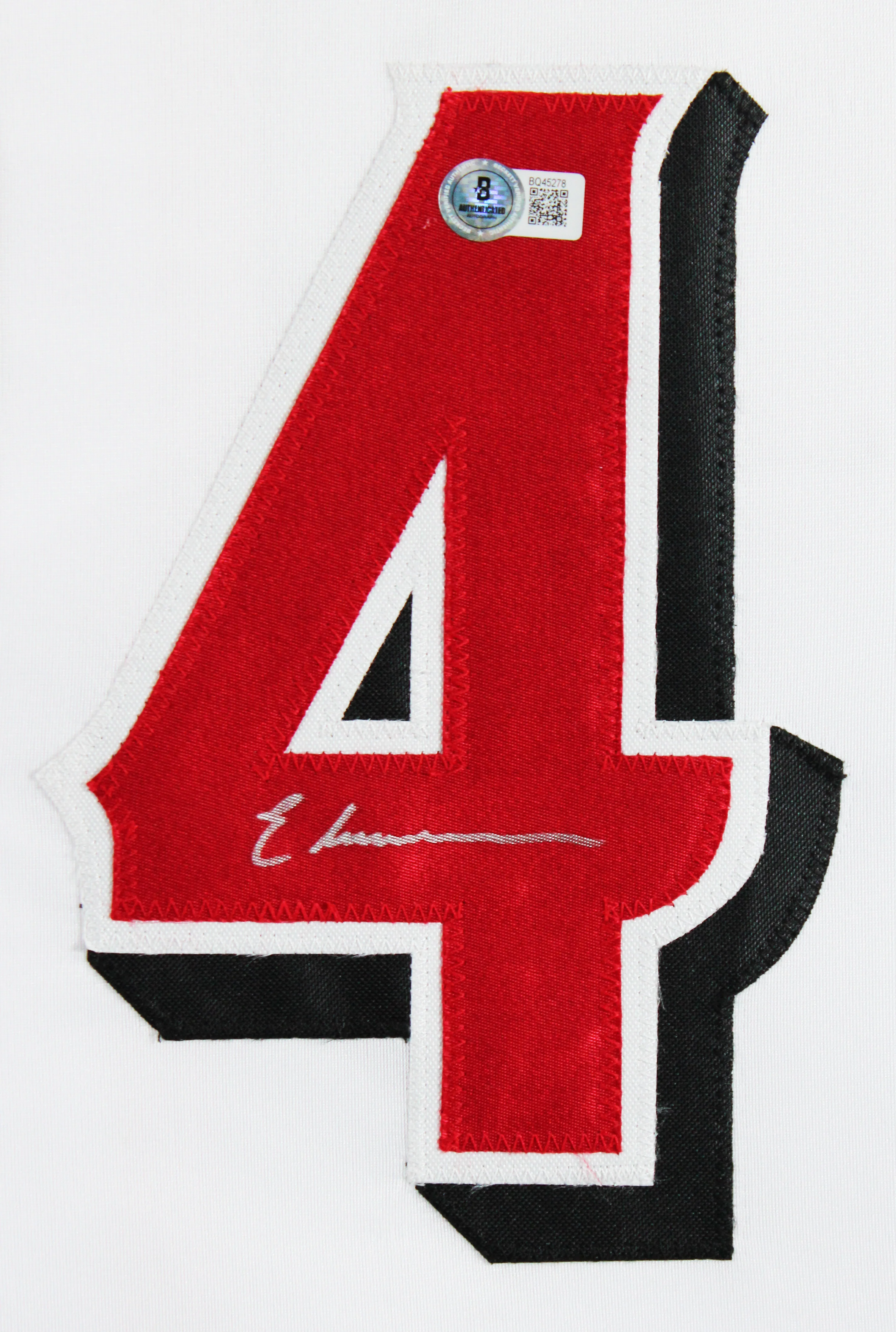 Elly De La Cruz Signed White Pro Style Framed Jersey w/ Dropshadow BAS 2 - Image 3