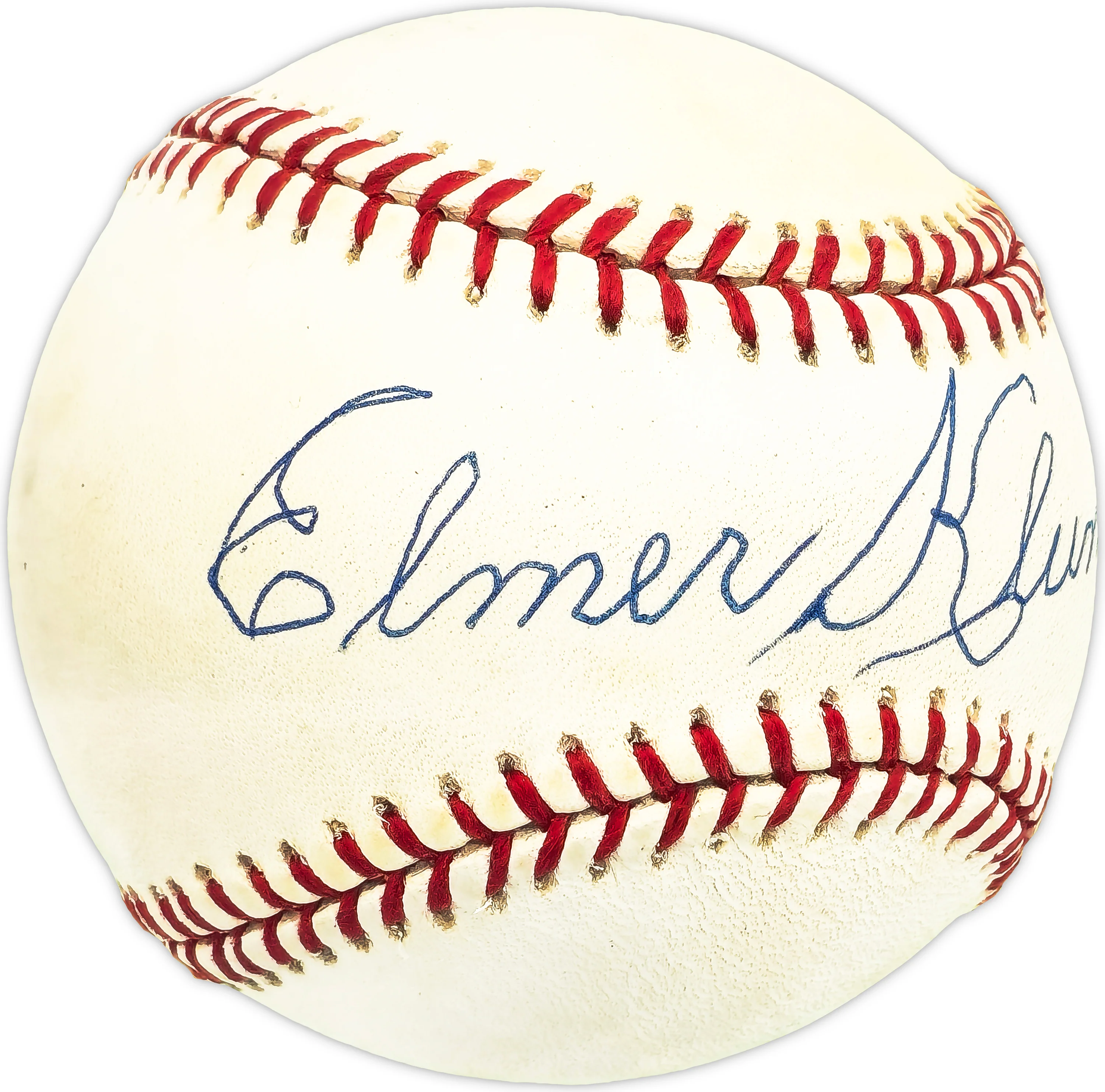 Elmer Klumpp Autographed Official NL Baseball Brooklyn Dodgers Beckett BAS QR #BM25990 - Image 2
