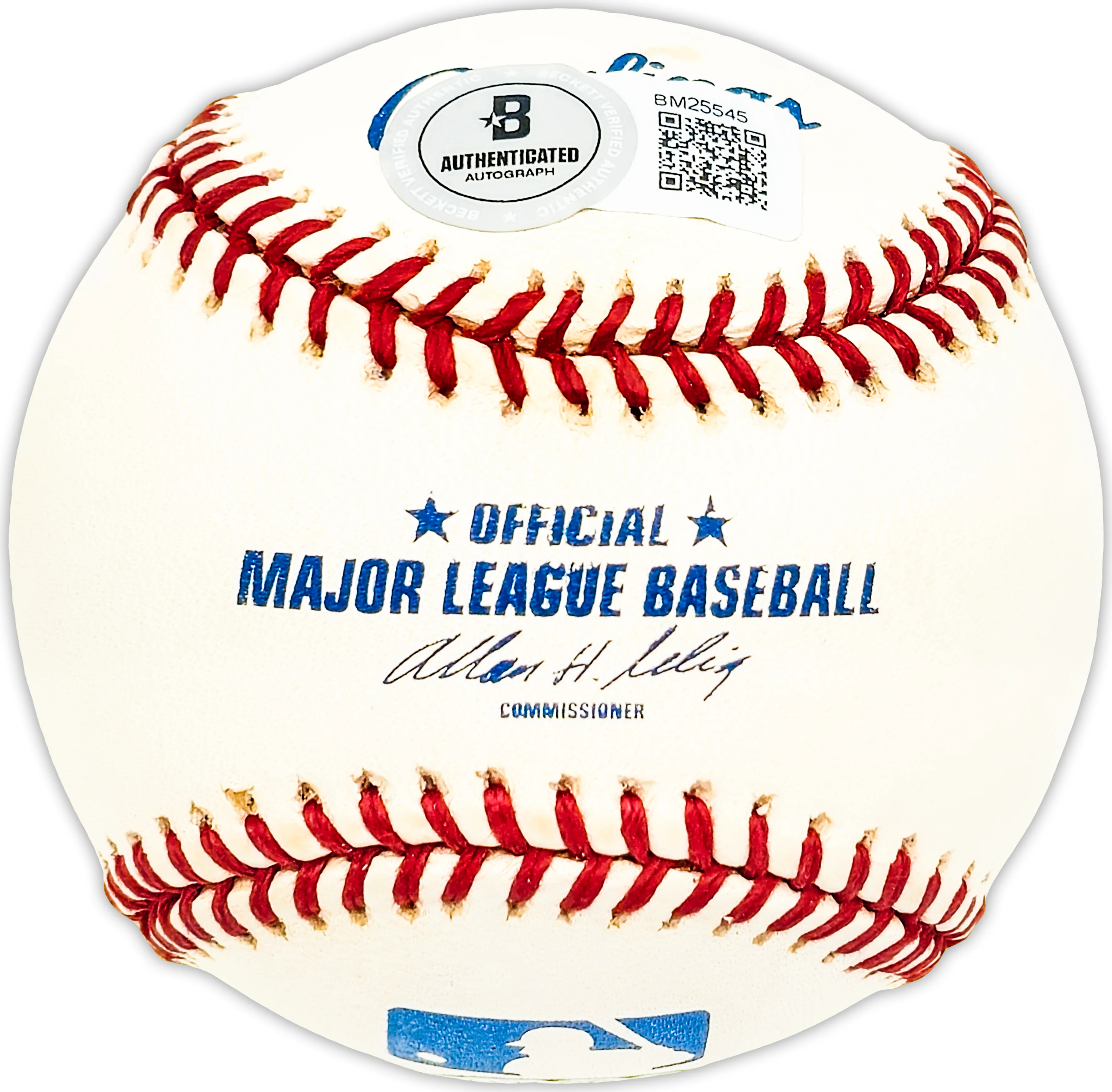 Elrod Ellie Hendricks Autographed Official MLB Baseball New York Yankees "1977 World Champs" Beckett BAS QR #BM25545 - Image 2