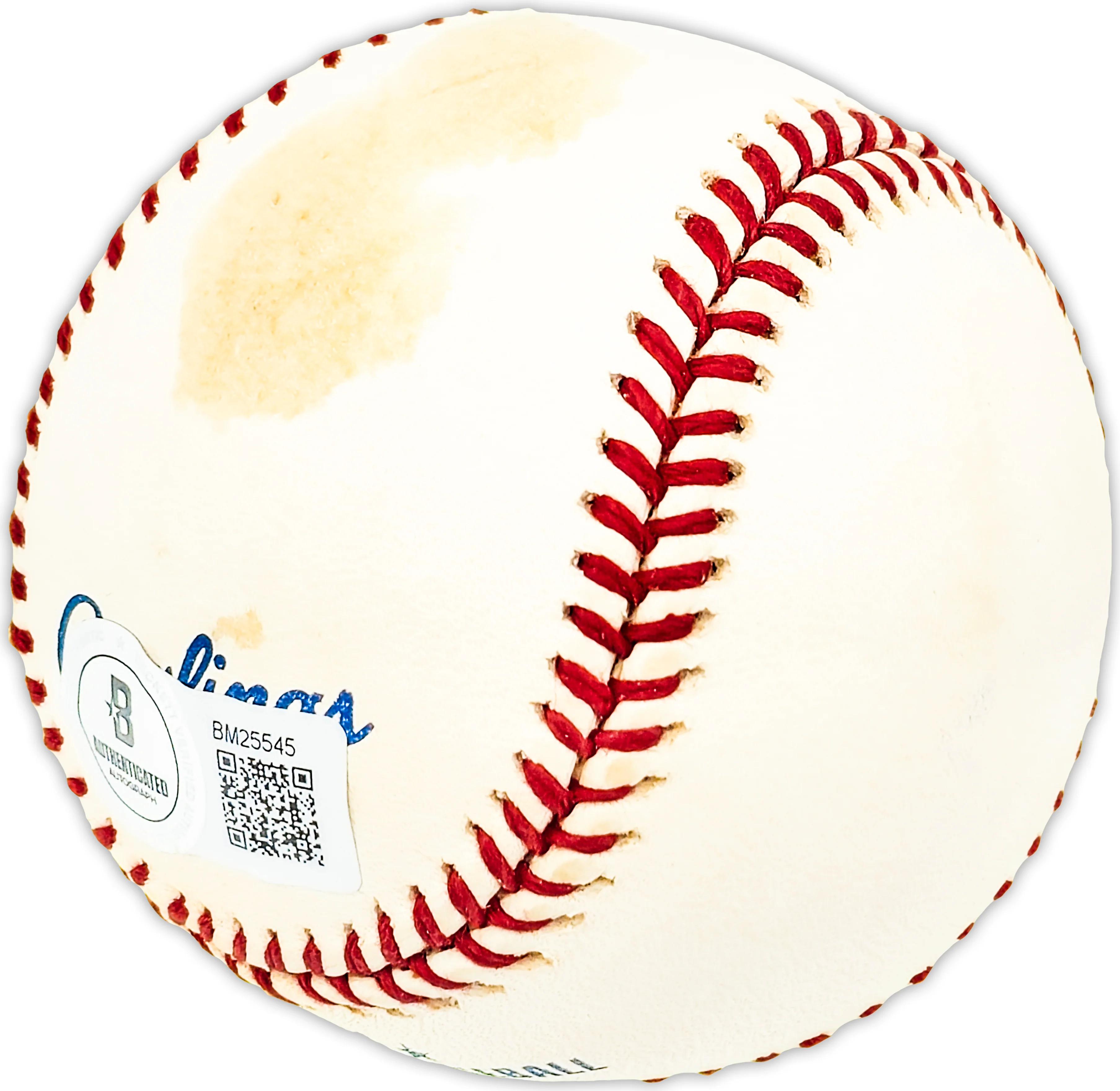 Elrod Ellie Hendricks Autographed Official MLB Baseball New York Yankees "1977 World Champs" Beckett BAS QR #BM25545 - Image 3