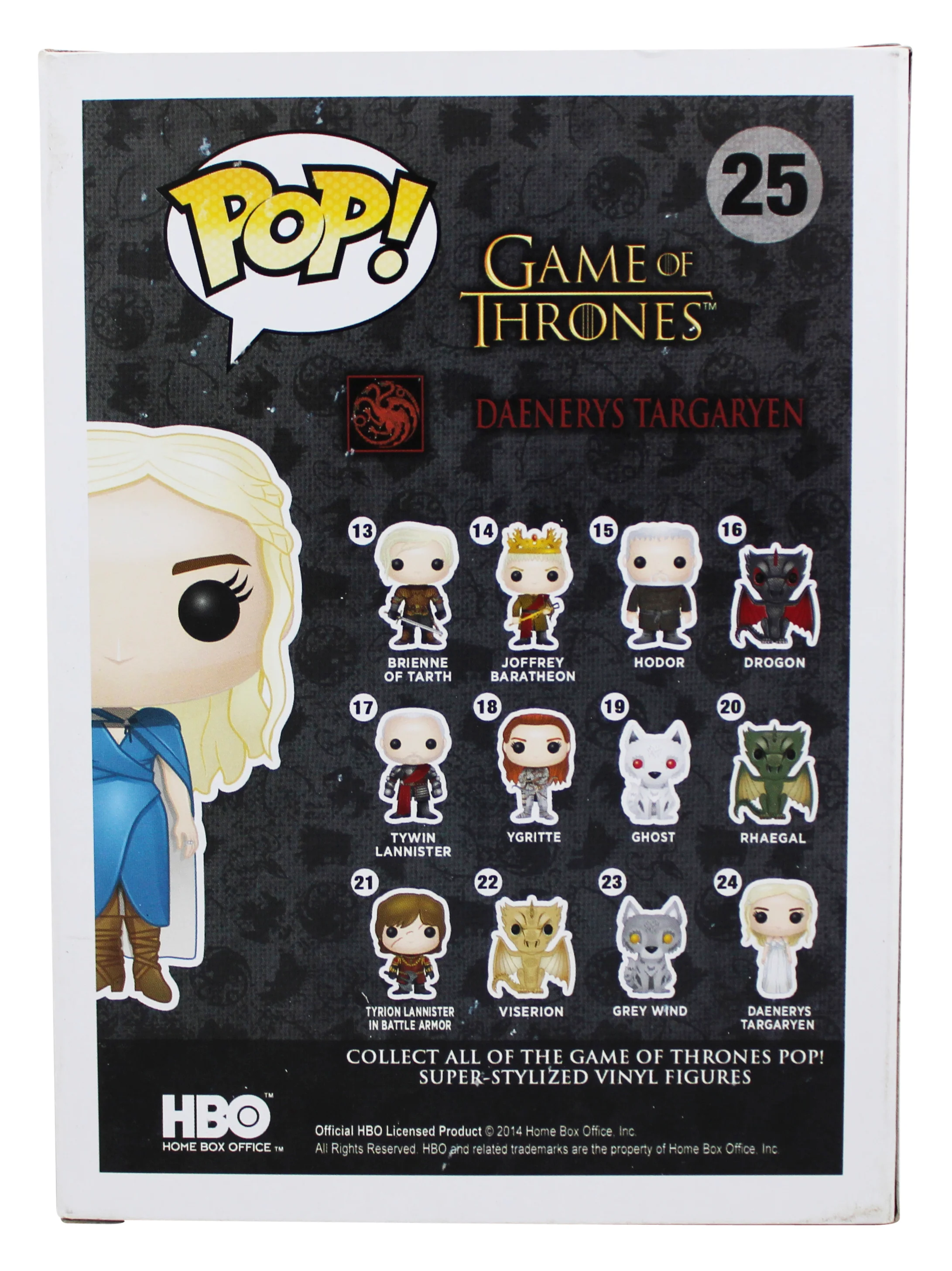 Emilia Clarke Game of Thrones Signed Daenerys #25 Funko Pop Figure BAS #BS73921 - Image 5