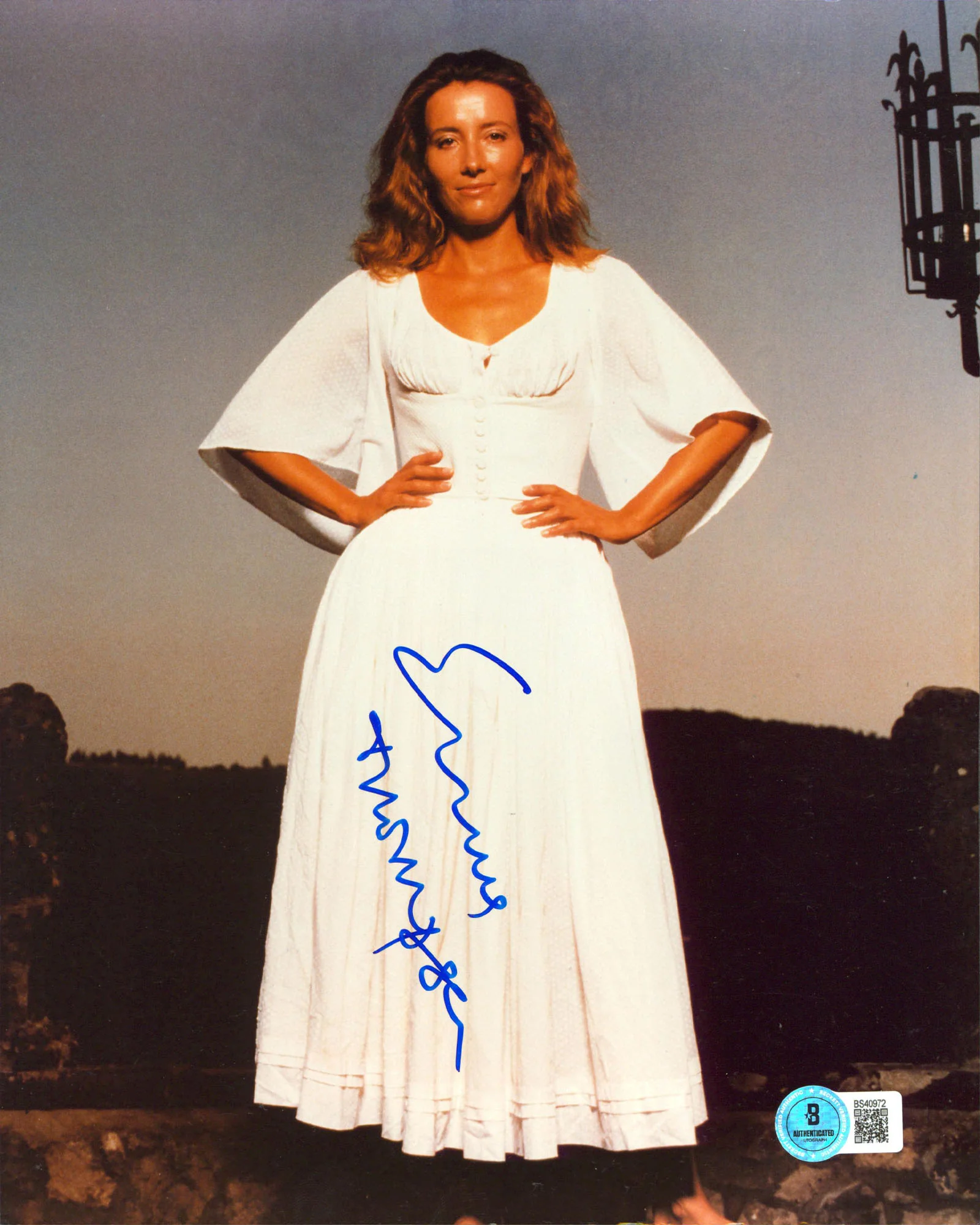 Emma Thompson Love Actually Authentic Signed 8x10 Vertical Photo BAS #BS40972 - Image 2