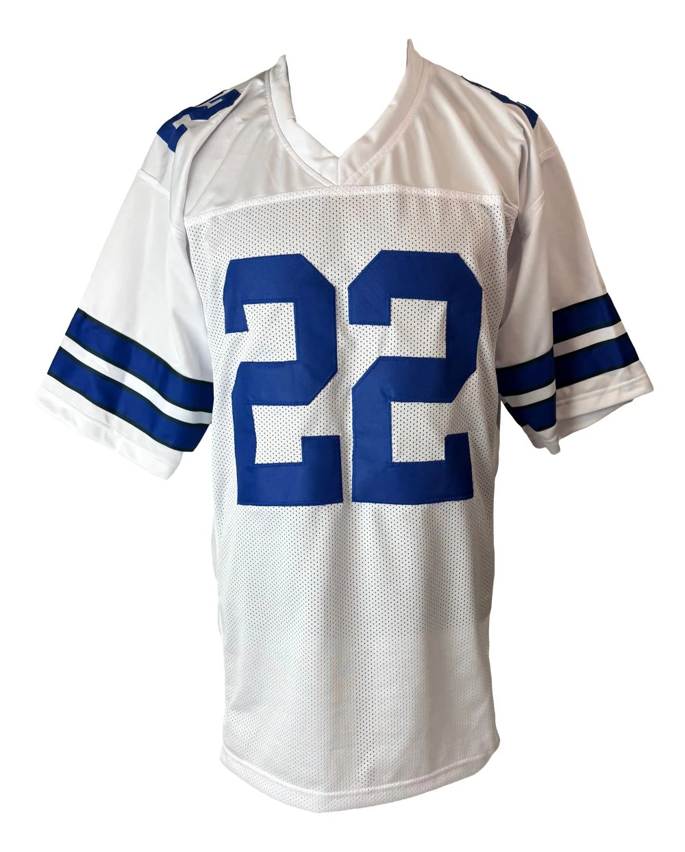Emmitt Smith Dallas Signed White Football Jersey Prova Hologram - Image 3