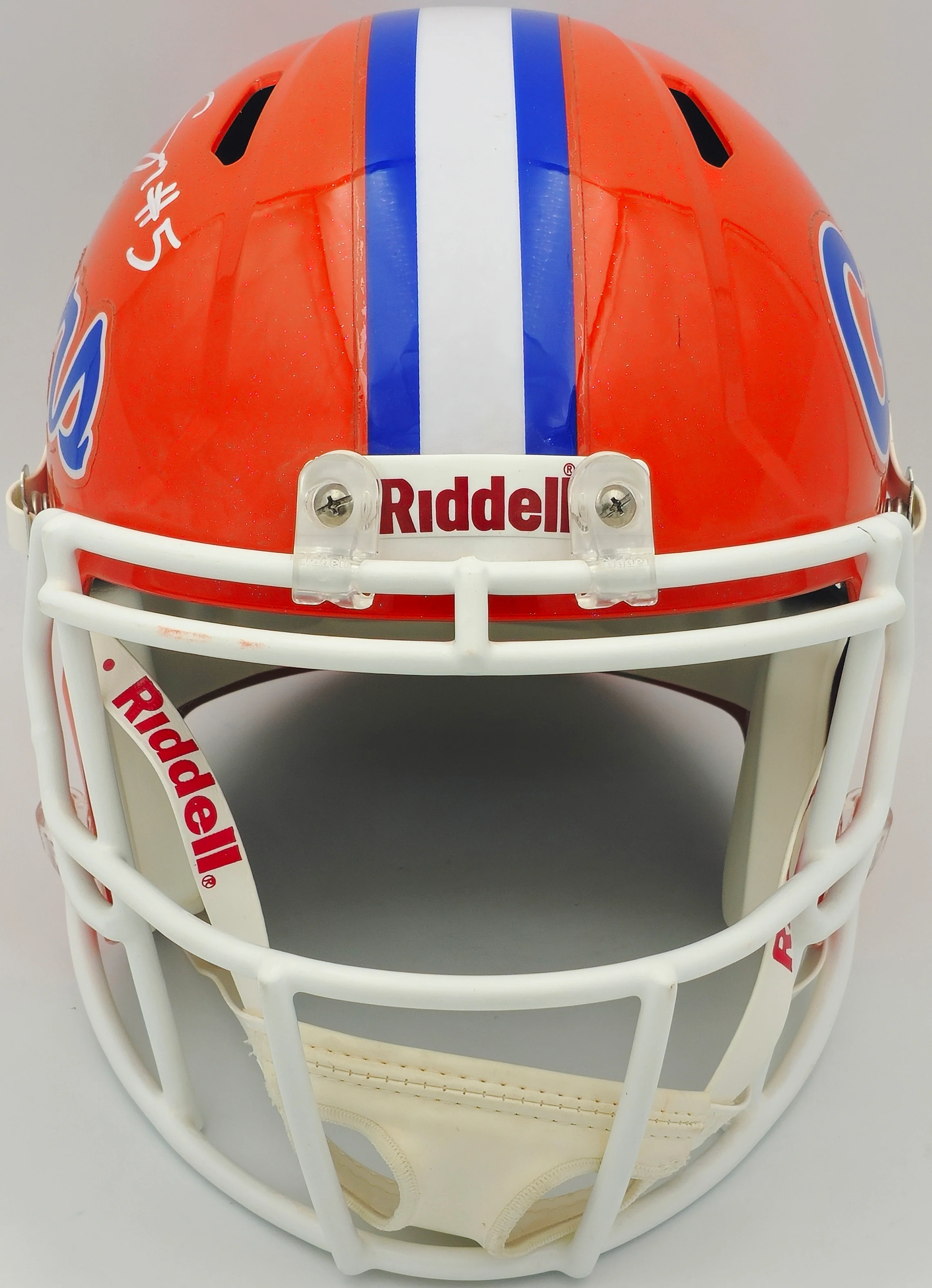 Emory Jones Autographed Florida Gators Orange Full Size Speed Replica Helmet PSA/DNA #AJ59448 - Image 4