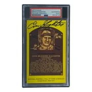 Enos Slaughter Signed 4x6 St Louis Cardinals HOF Plaque Card PSA/DNA 85026126 - Image 3