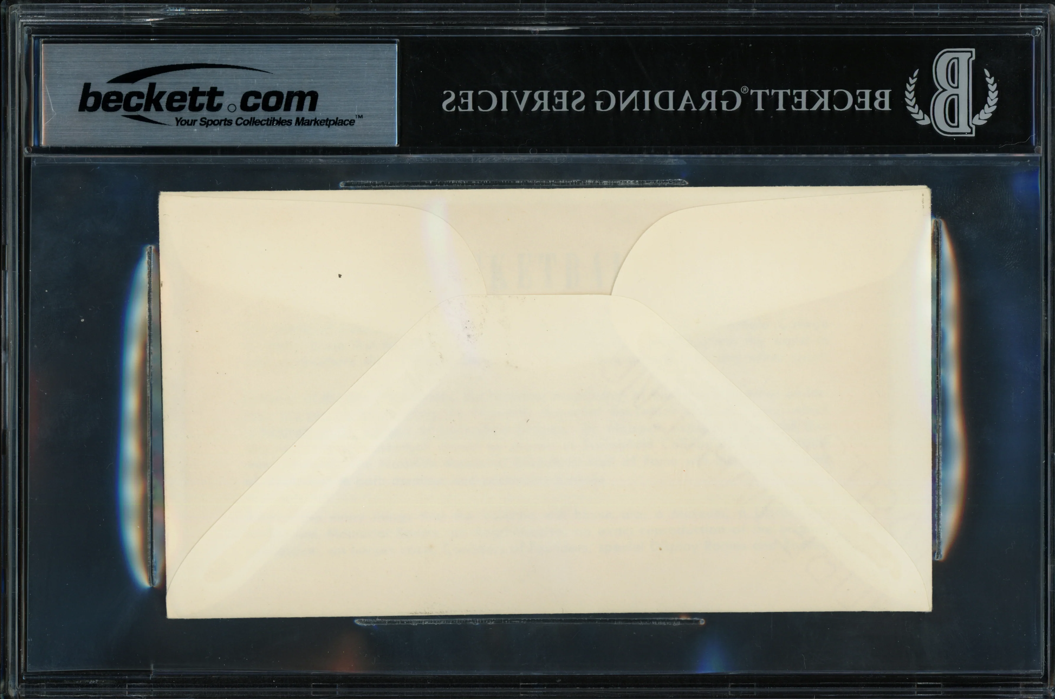 Ernest Hildner Autographed 1961 First Day Cover Beckett BAS #17402088 - Image 2