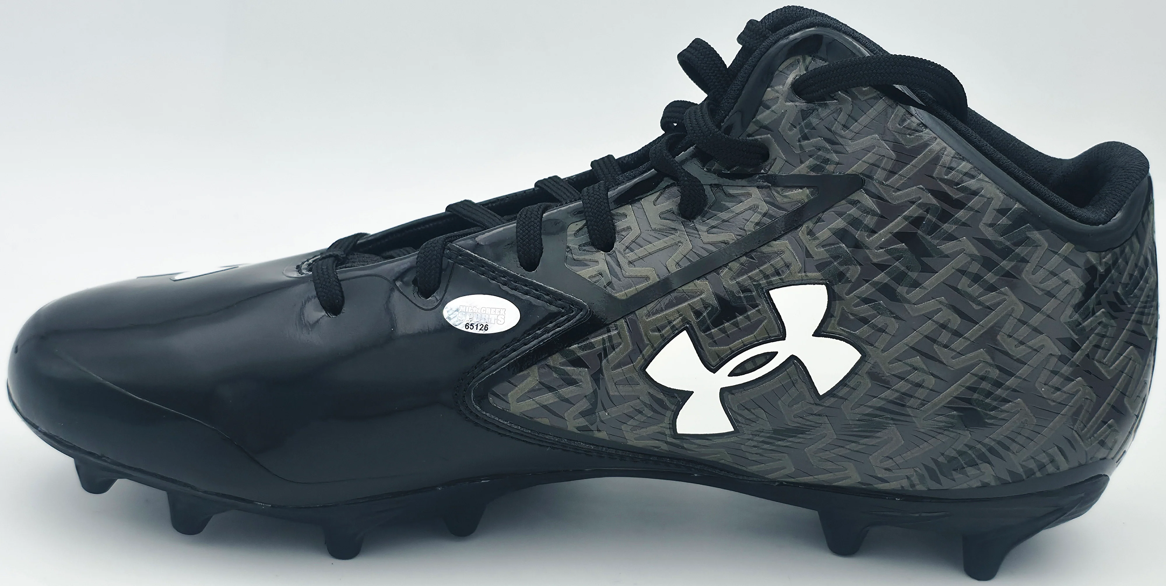 Ernest Jones IV Autographed Pair of Black Under Armour Cleats Seattle Seahawks Size 10 MCS Holo Stock #242564 - Image 5