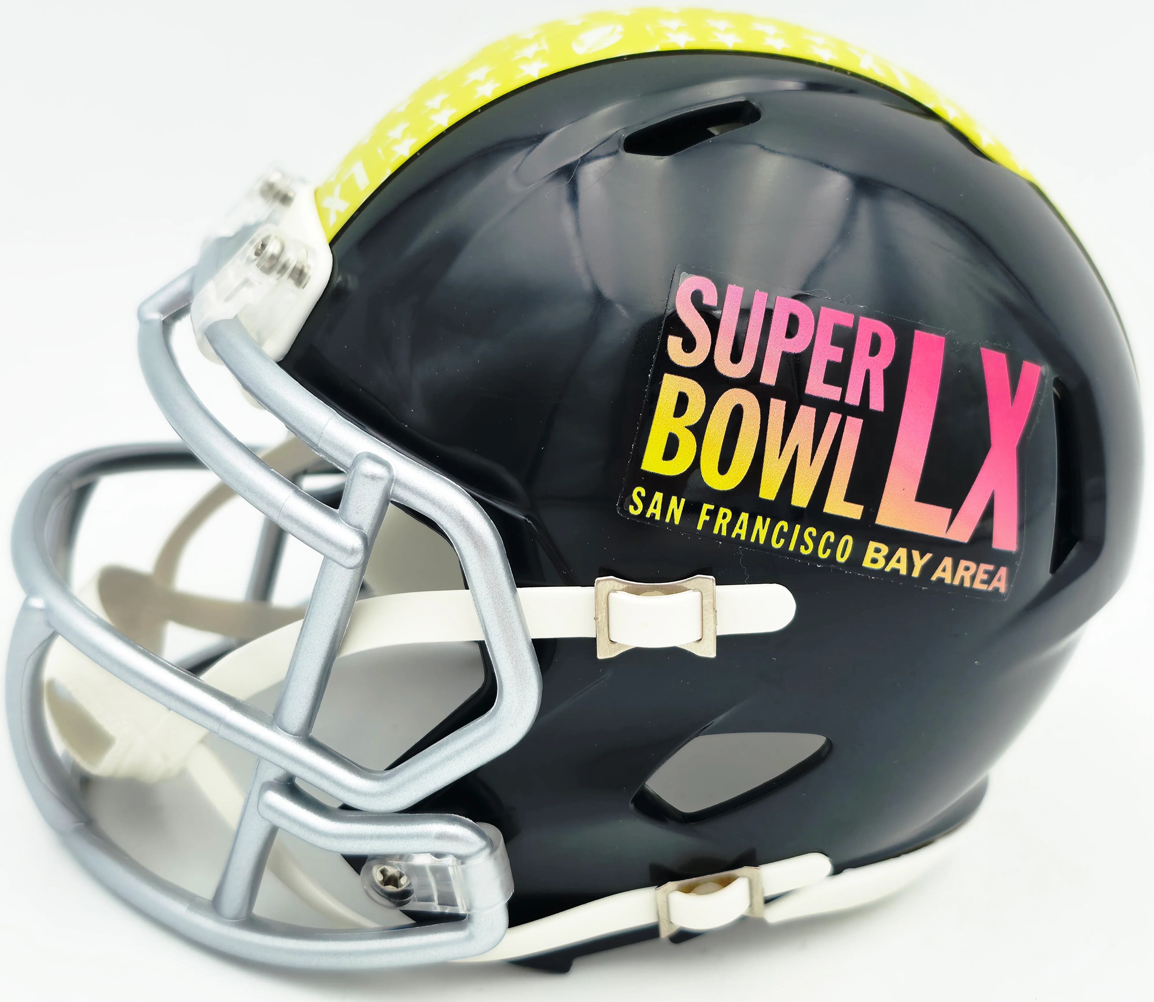 Ernest Jones IV Autographed Seattle Seahawks Black Super Bowl LX Logo Speed Mini Helmet MCS Holo Stock #262473 - Image 3