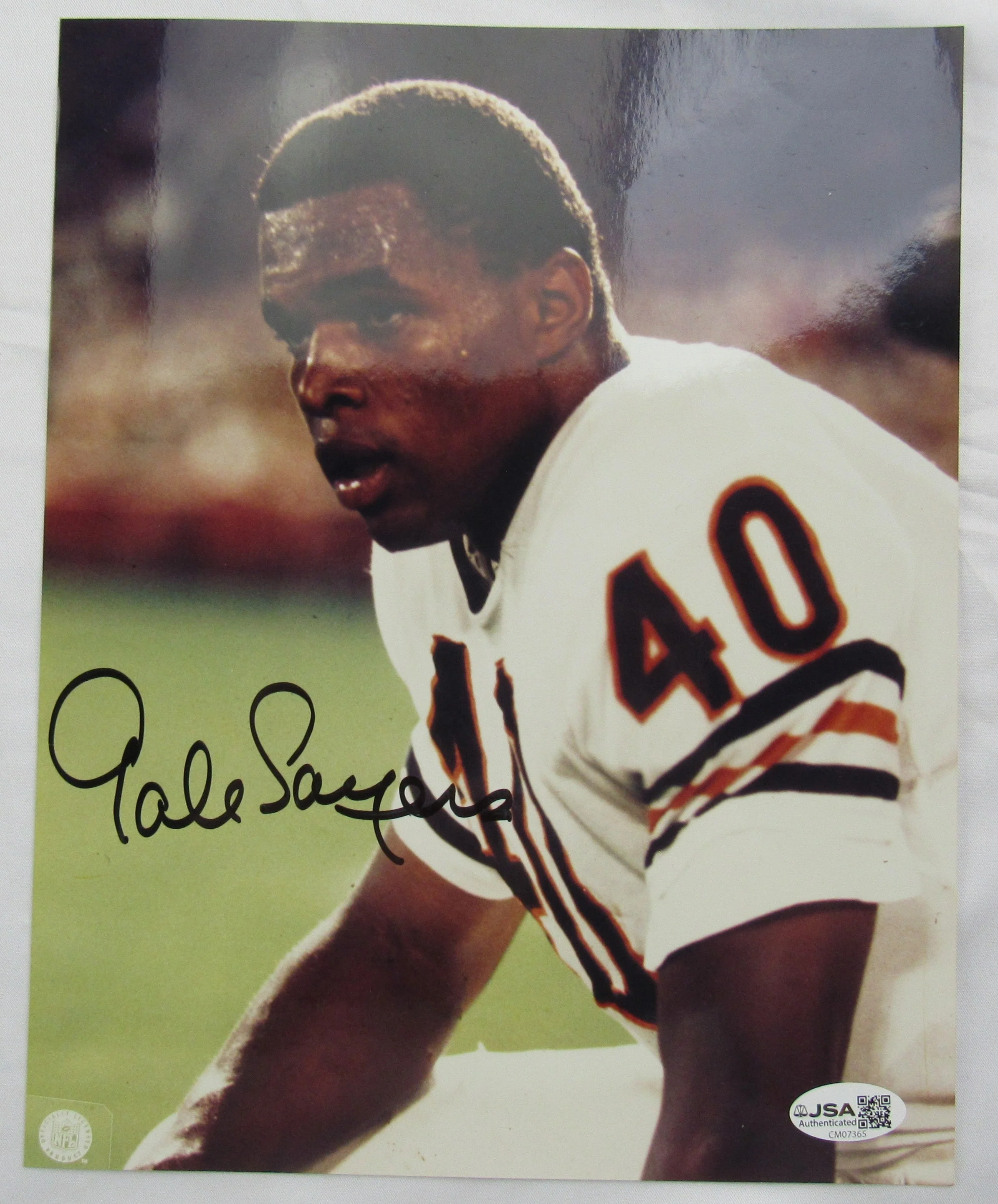 Gale Sayers Signed Auto 8x10 Photo JSA CM07365