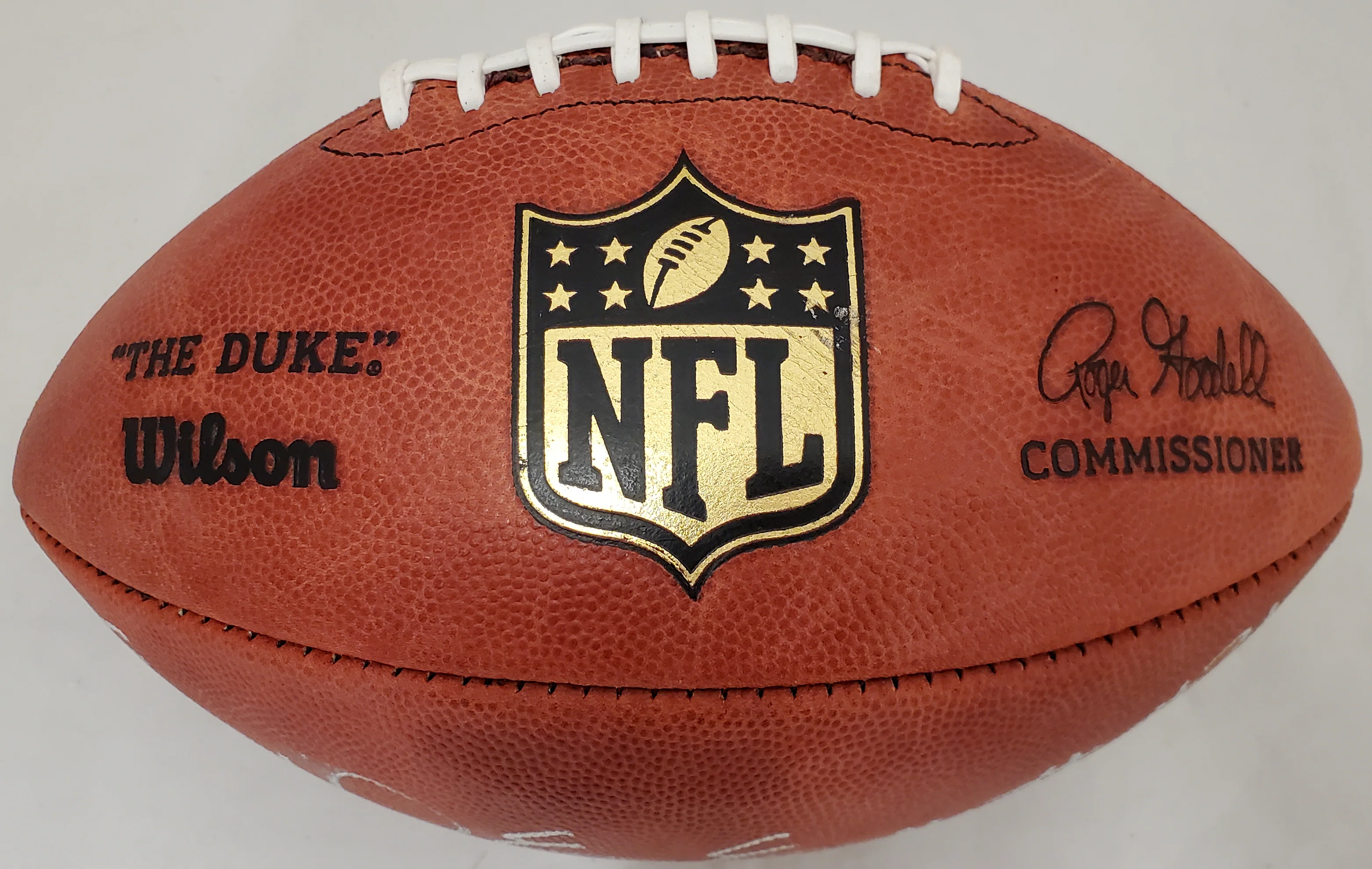 Ezekiel Elliot Autographed Official NFL Leather Football Dallas Cowboys Beckett BAS #Y92586 - Image 4