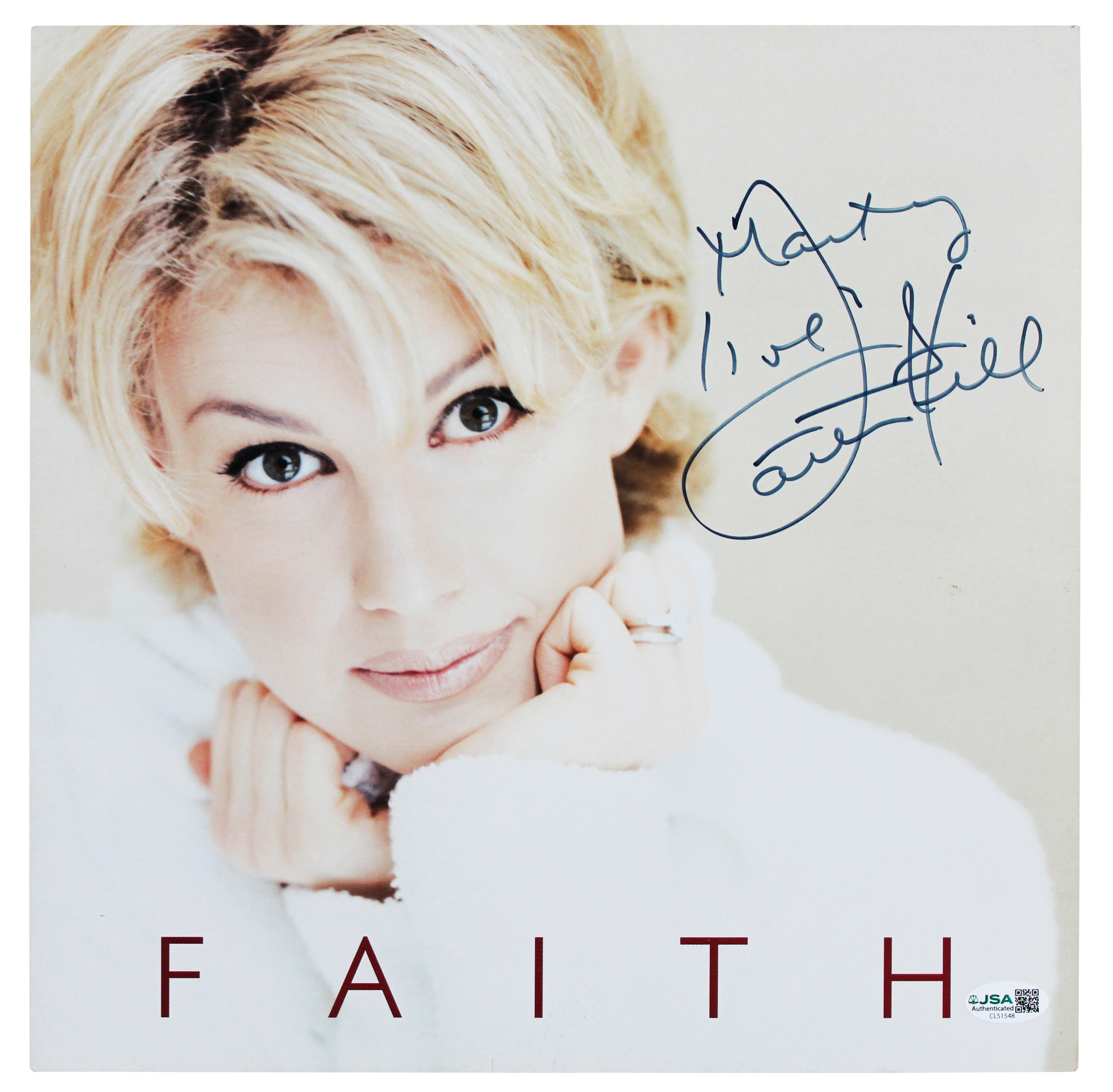 Faith Hill Authentic Signed Faith Album Flat Autographed JSA #CL51548 - Image 2