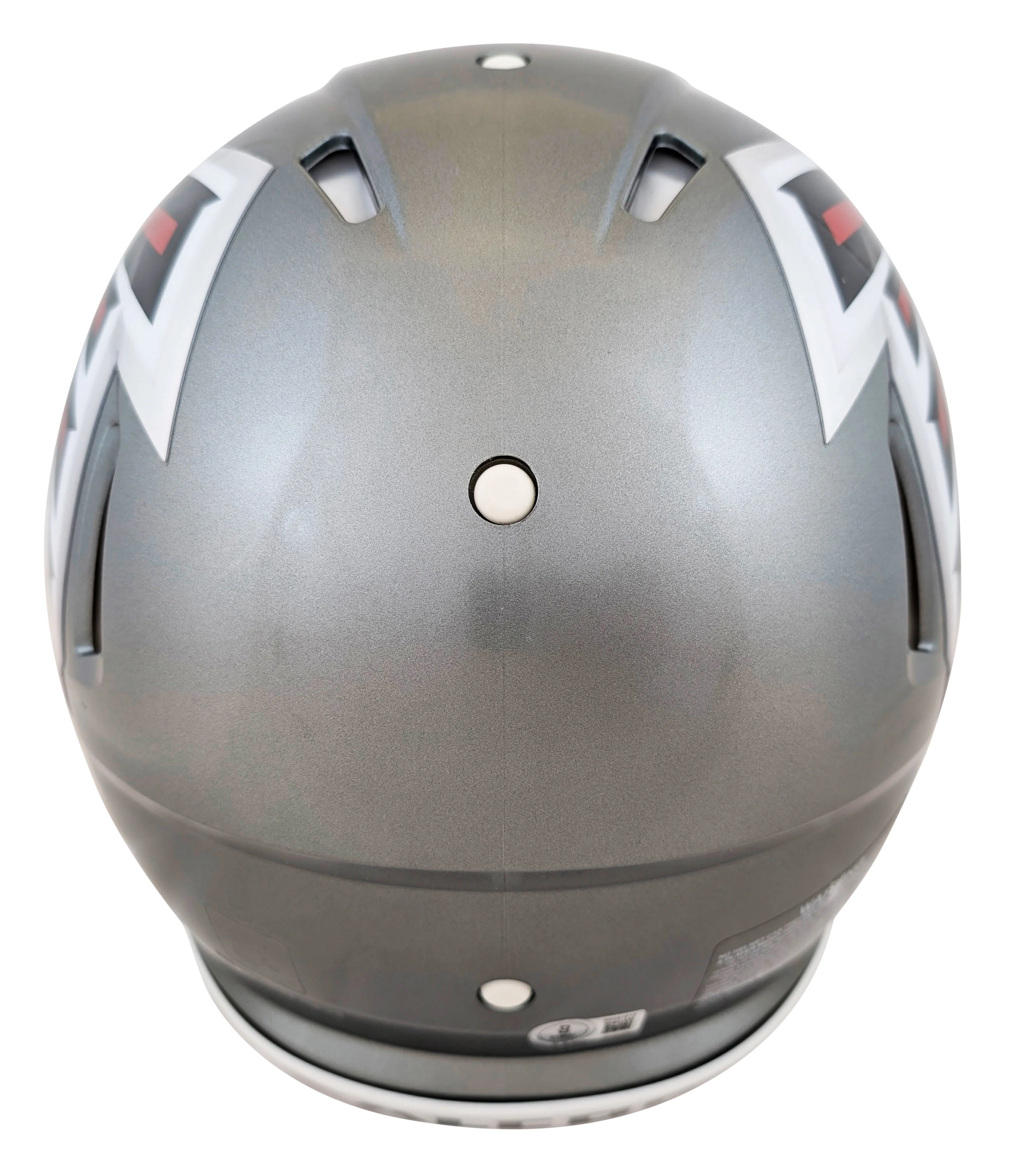 Falcons Julio Jones Signed Flash Full Size Speed Proline Helmet BAS Witnessed - Image 3