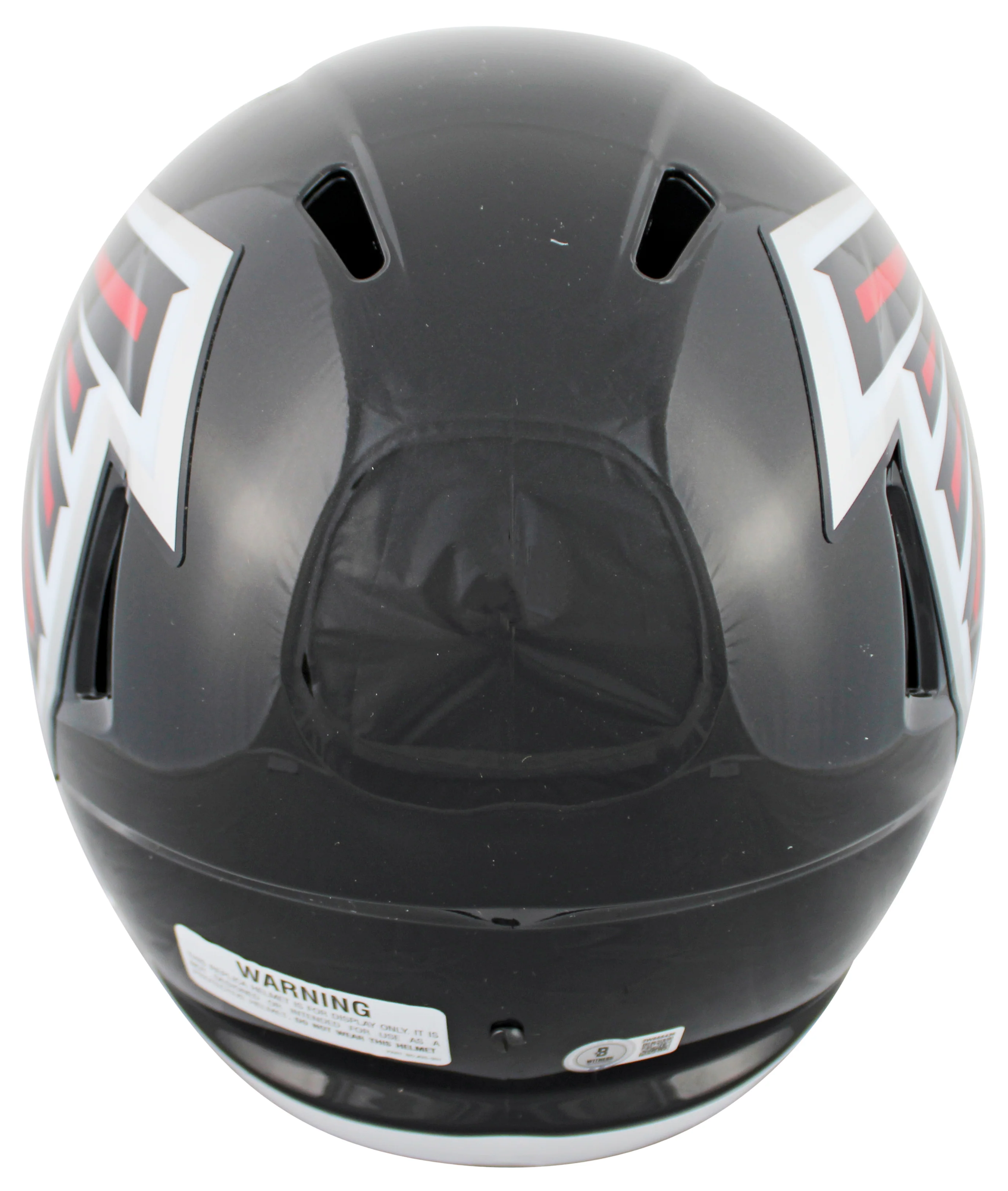 Falcons Michael Vick Signed 03-19 TB Full Size Speed Rep Helmet w/ Case BAS Wit - Image 4