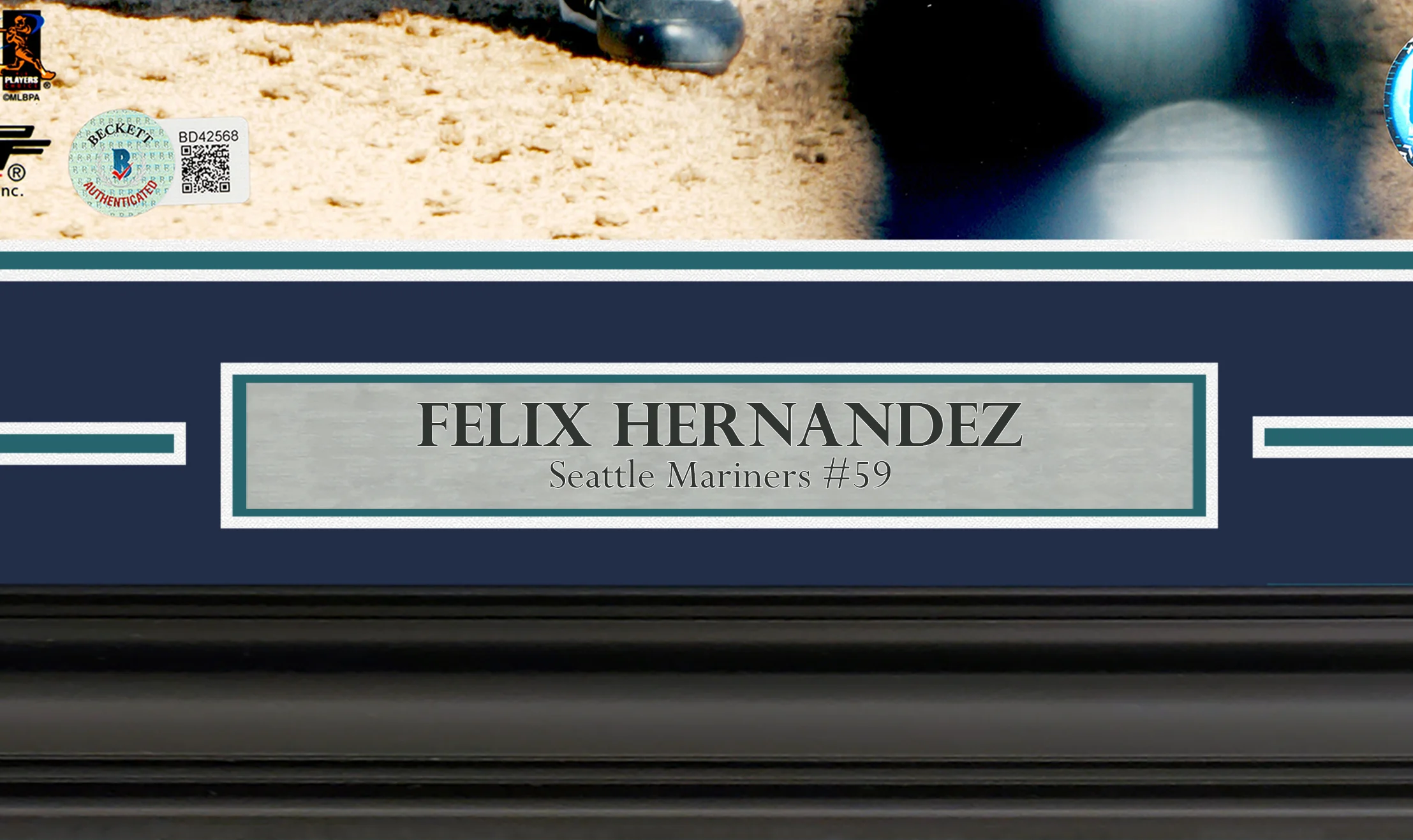 Felix Hernandez Autographed Framed 11x14 Photo Seattle Mariners Beckett BAS QR Stock #256662 - Image 5