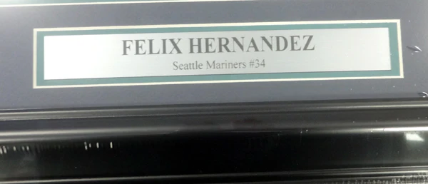 Felix Hernandez Autographed Framed 16x20 Photo Seattle Mariners "King Felix" PSA/DNA Stock #98088 - Image 3