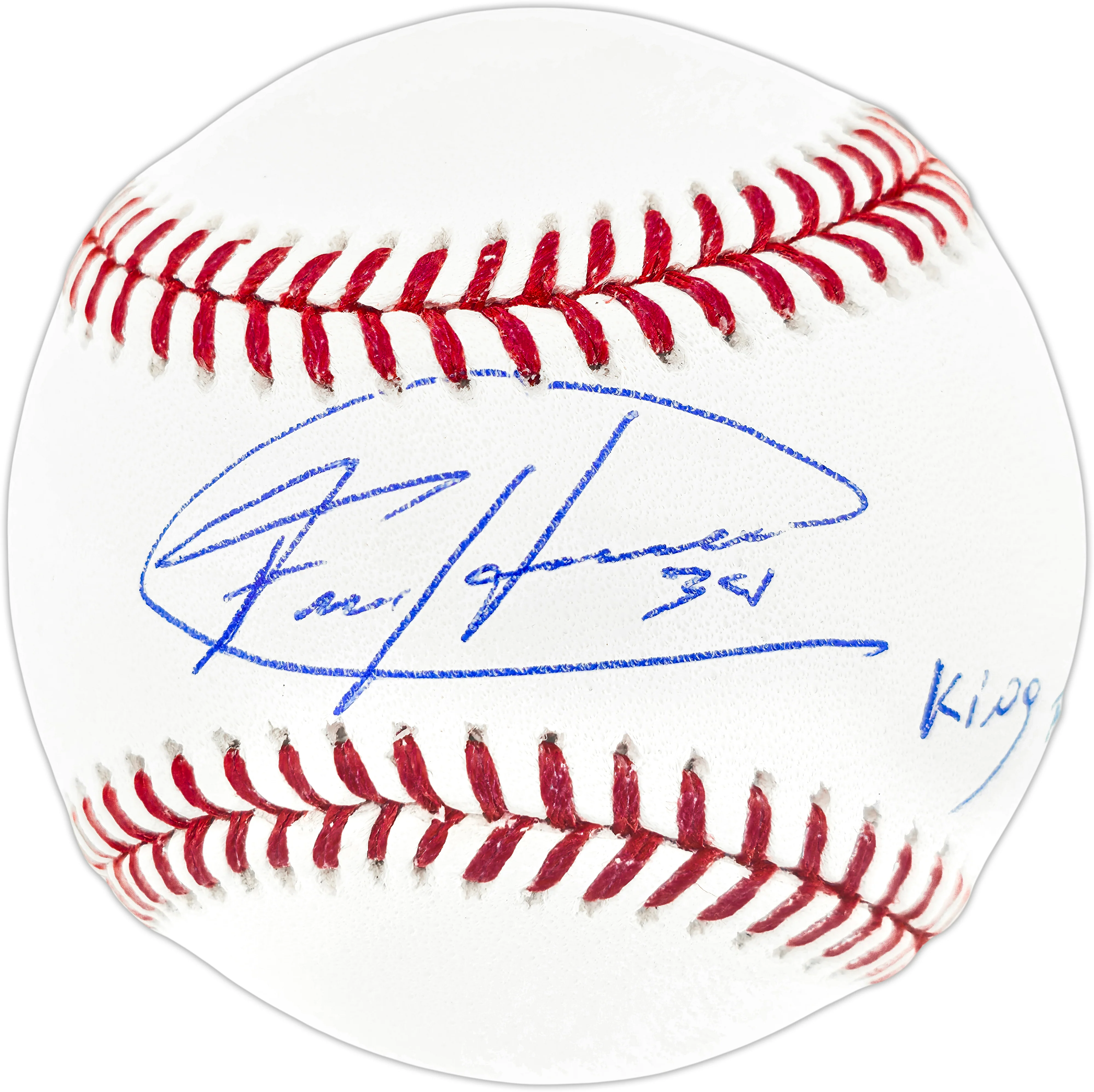 Felix Hernandez Autographed Official MLB Baseball Seattle Mariners "King Felix" Beckett BAS Witness Stock #262495 - Image 2