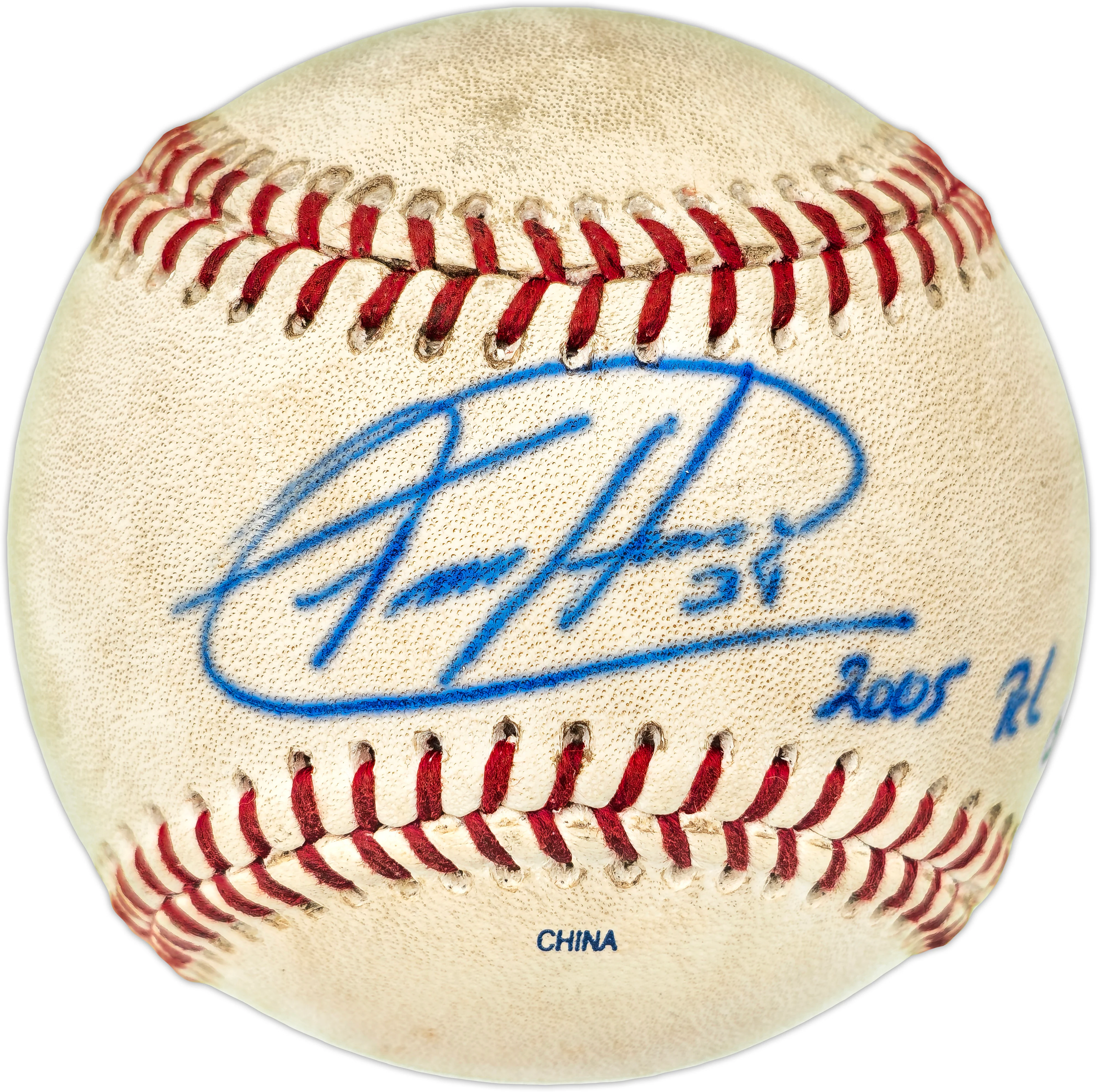 Felix Hernandez Autographed Pacific Coast League Game Used Baseball Seattle Mariners "2005 PCL Game Used" PSA/DNA #4A52838 - Image 2