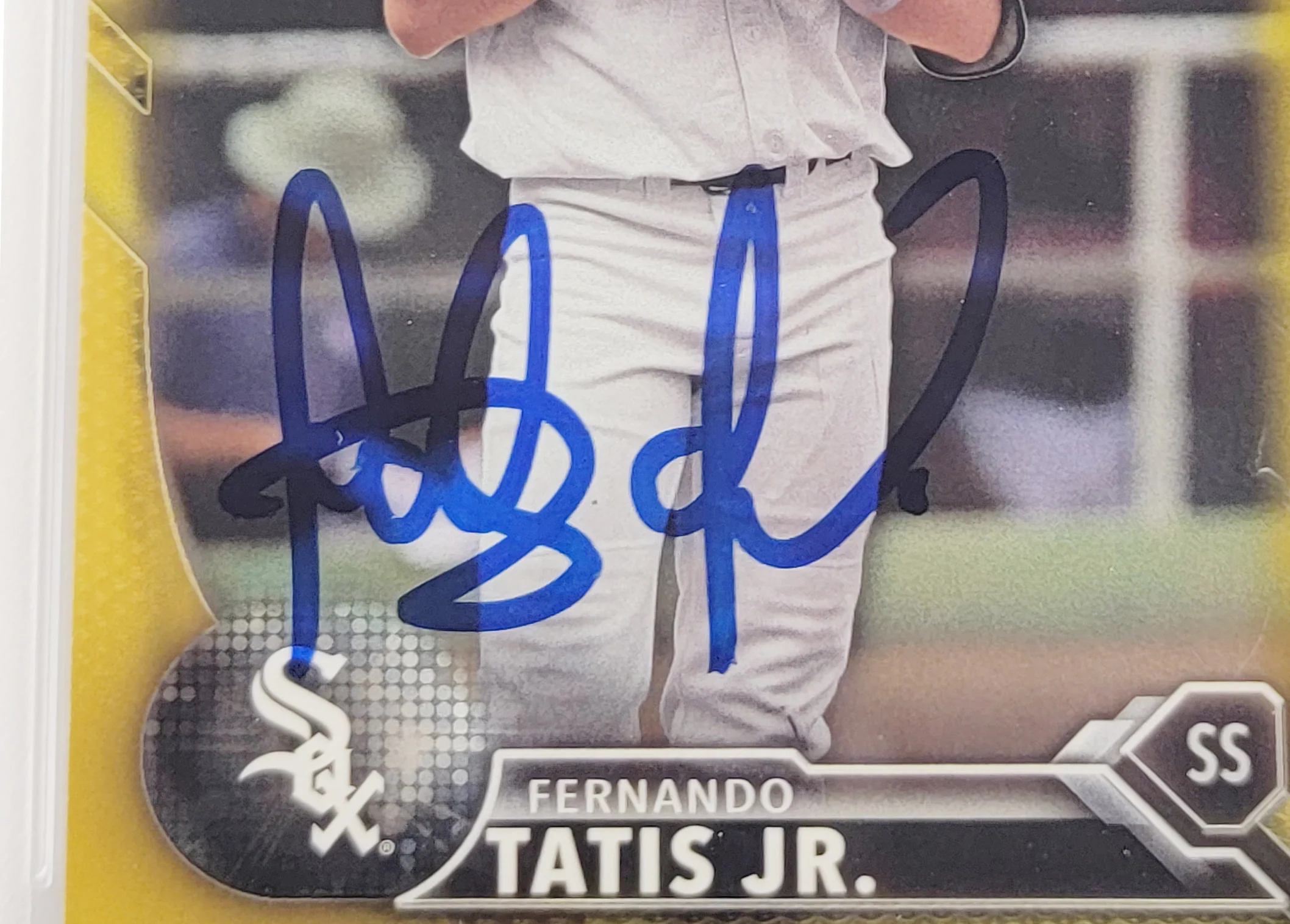 Fernando Tatis Jr. Autographed 2016 Bowman Prospects Gold Rookie Card #BP17 San Diego Padres PSA 8 Auto Grade Gem Mint 10 #22/50 PSA/DNA #62841179 - Image 3