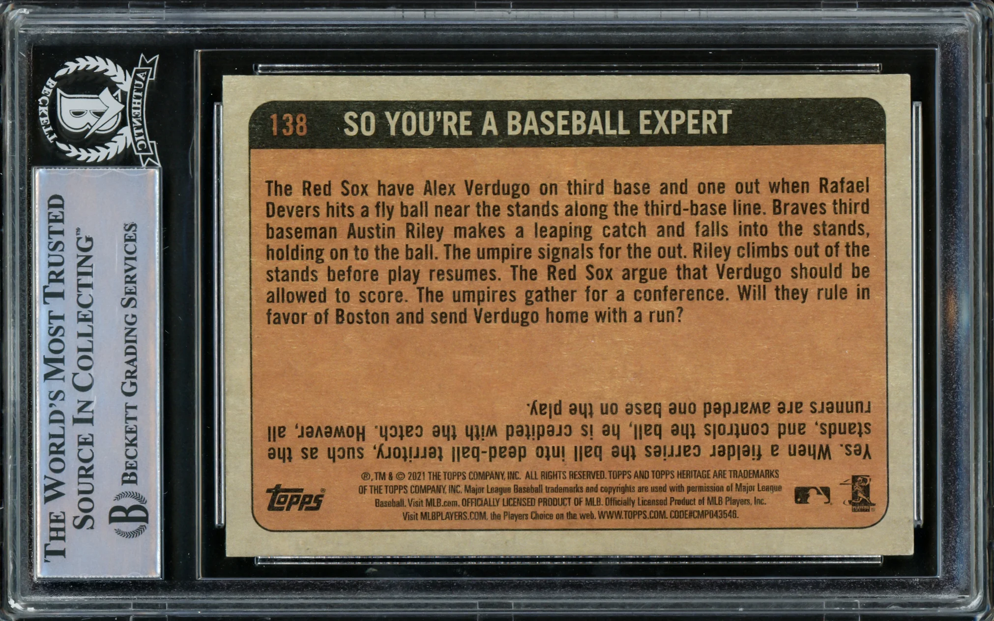 Fernando Tatis Jr. Autographed 2021 Topps Heritage Card #138 San Diego Padres Beckett BAS #15782362 - Image 2