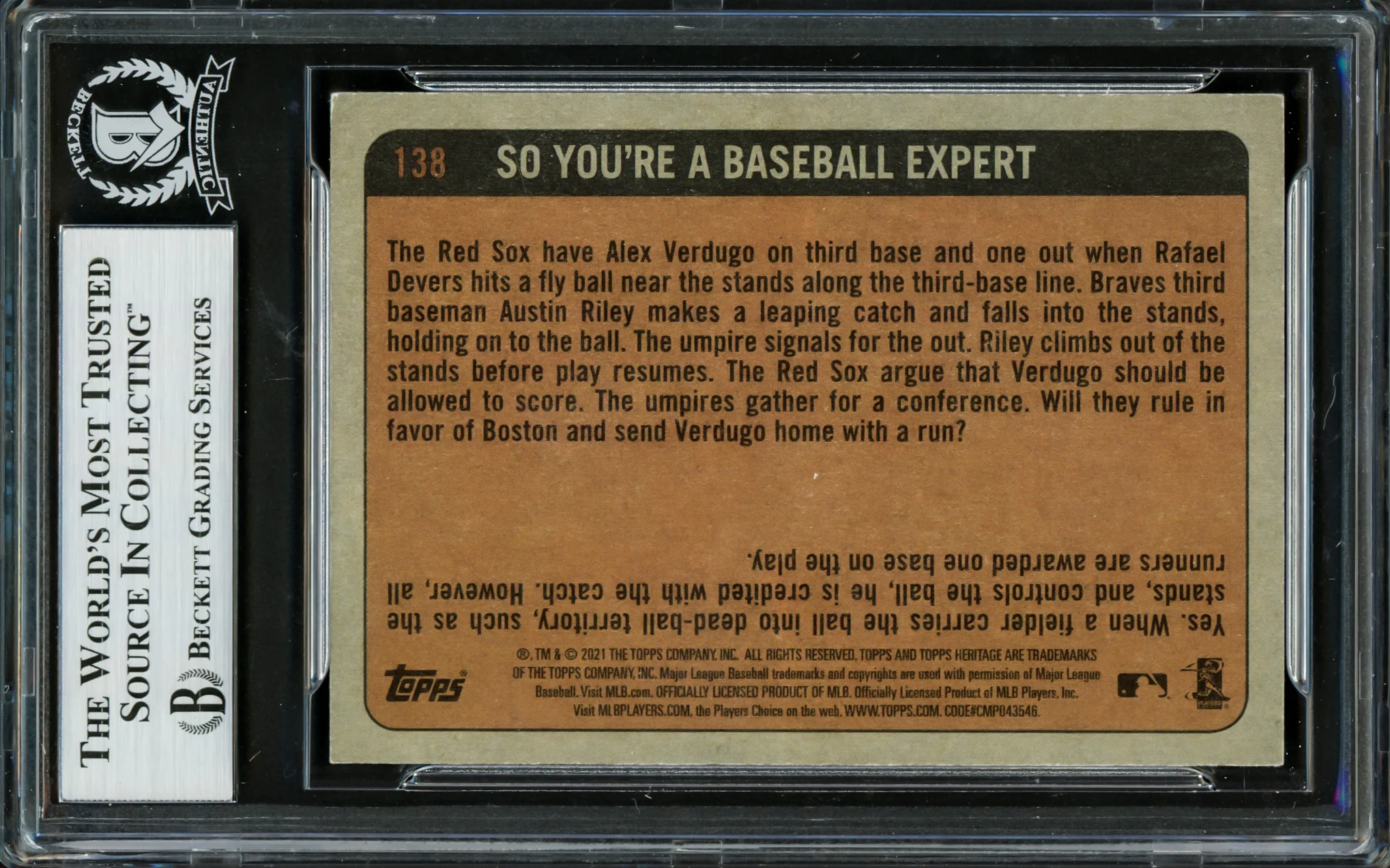 Fernando Tatis Jr. Autographed 2021 Topps Heritage Card #138 San Diego Padres Beckett BAS #16705299 - Image 2