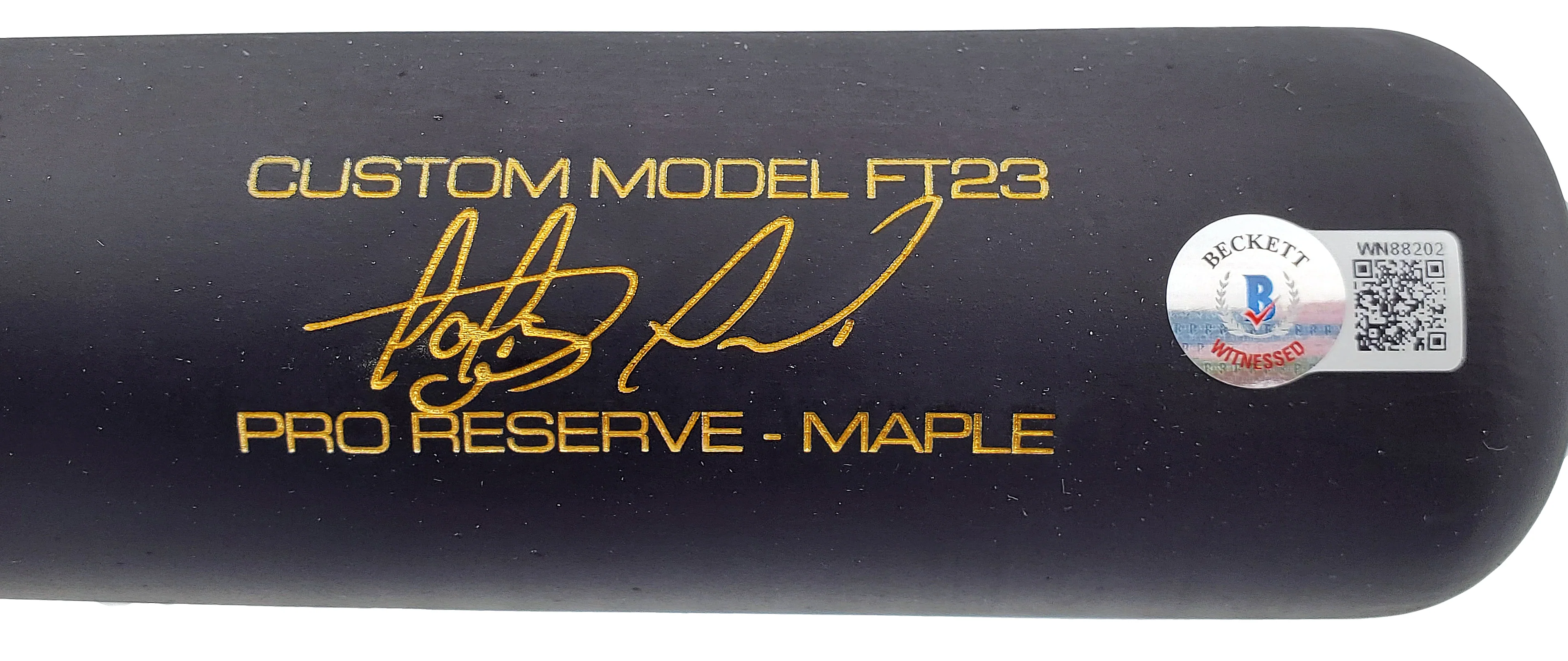 Fernando Tatis Jr. Autographed Black Victus Game Model Bat San Diego Padres Beckett BAS QR Stock #197450 - Image 3