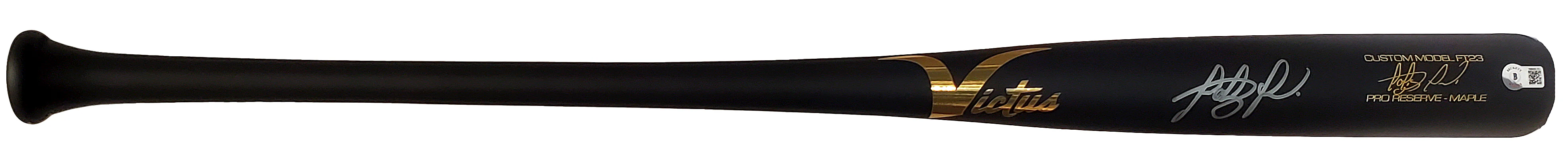 Fernando Tatis Jr. Autographed Black Victus Game Model Bat San Diego Padres Beckett BAS QR Stock #197450 - Image 5