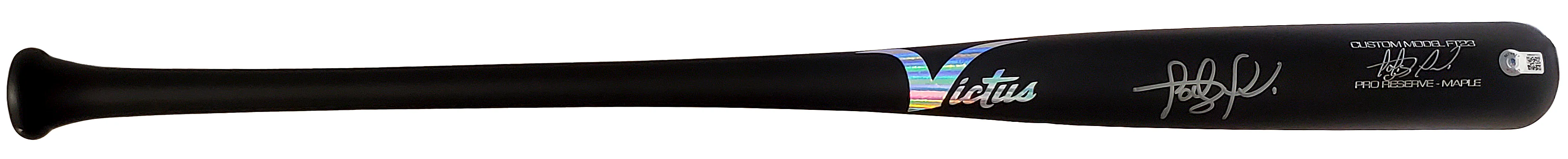 Fernando Tatis Jr. Autographed Black Victus Game Model Bat San Diego Padres Beckett BAS QR Stock #197451 - Image 5