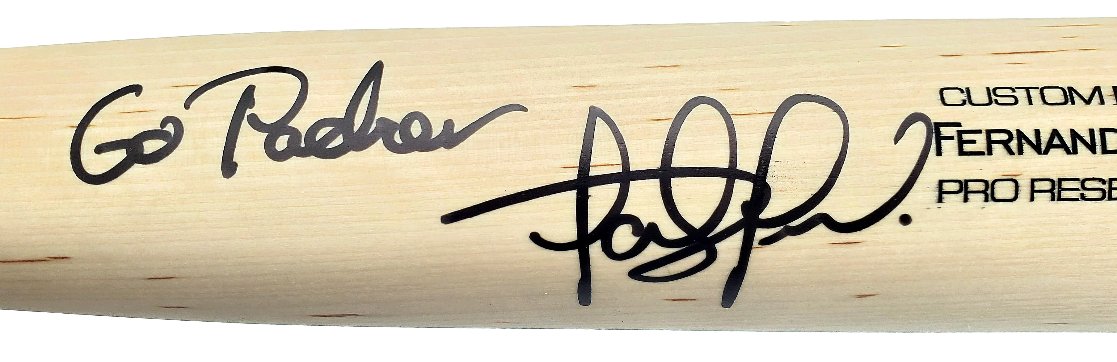 Fernando Tatis Jr. Autographed Blonde Victus Game Model Bat San Diego Padres "Go Padres" Beckett BAS Stock #189448 - Image 3