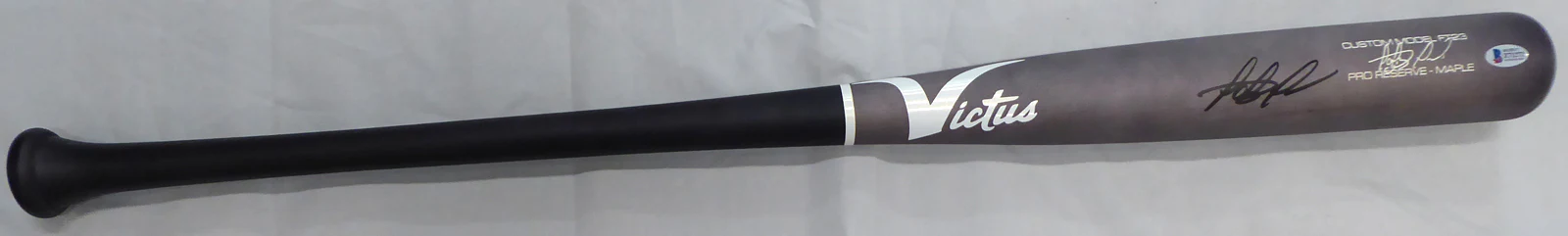 Fernando Tatis Jr. Autographed Gray Victus Game Model Bat San Diego Padres Beckett BAS Stock #192527 - Image 2
