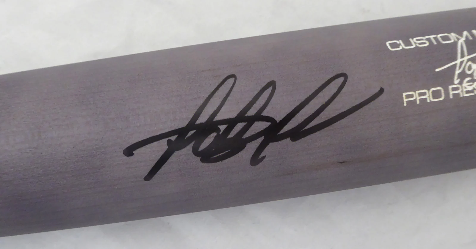Fernando Tatis Jr. Autographed Gray Victus Game Model Bat San Diego Padres Beckett BAS Stock #192527 - Image 3