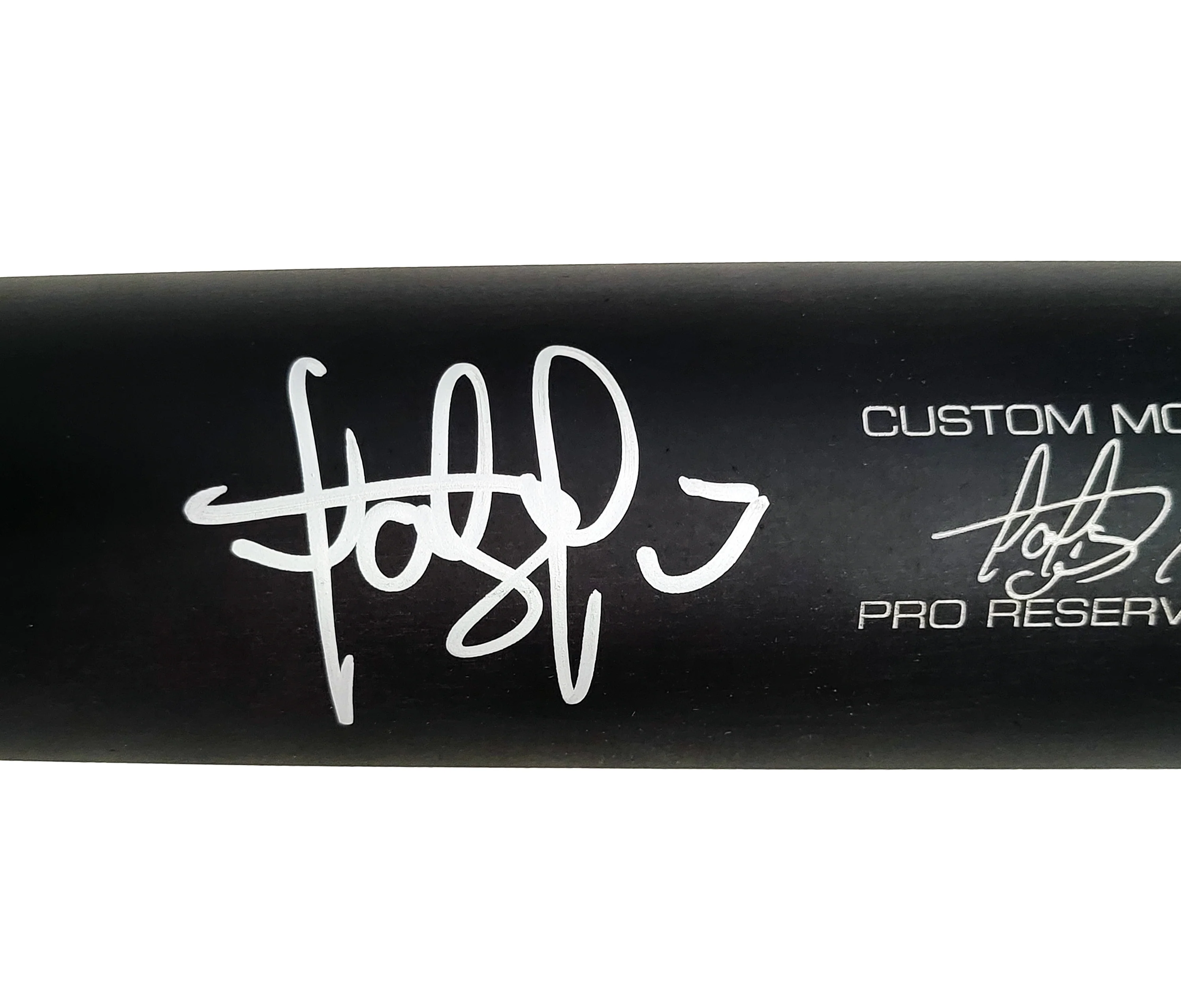 Fernando Tatis Jr. Autographed Matte Black Victus Player Model Bat San Diego Padres (Marks) Beckett BAS Stock #205850 - Image 3